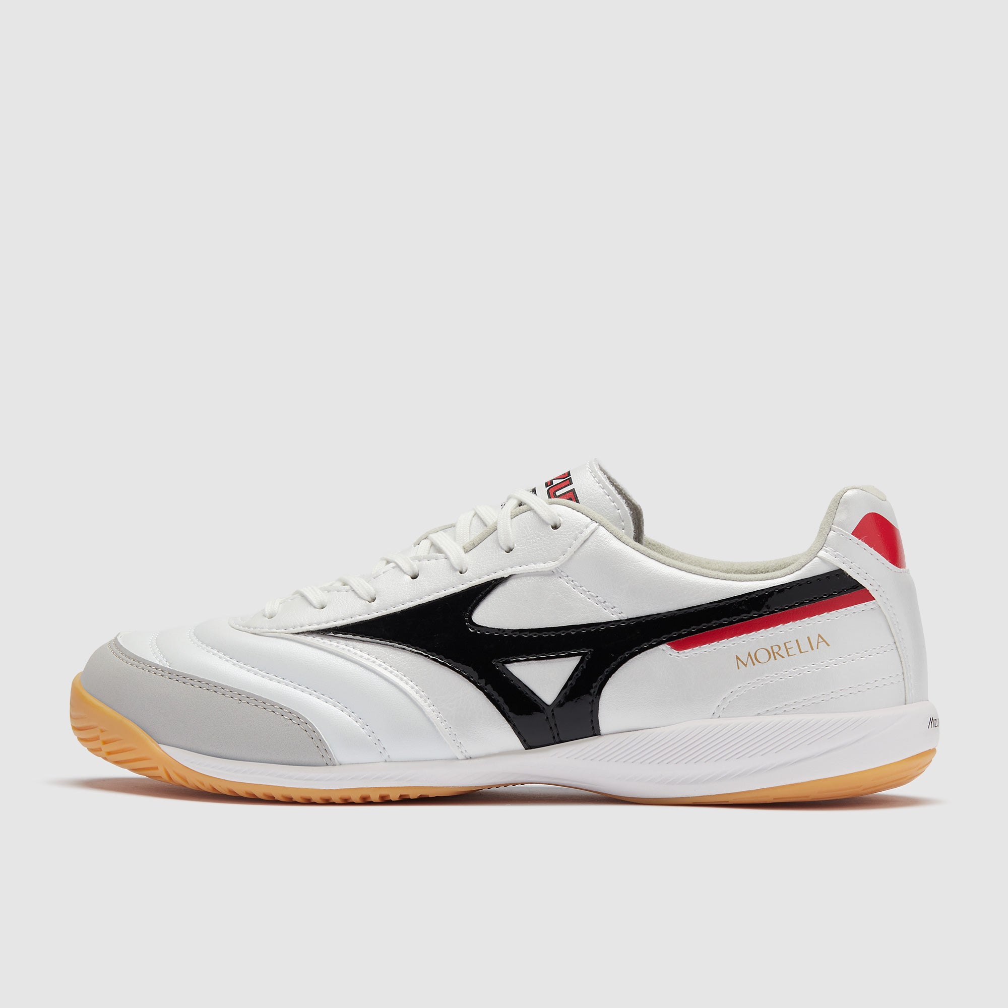 Mizuno Morelia Sala Pro Indoor - White/Black/Chinese Red - Adult Boots