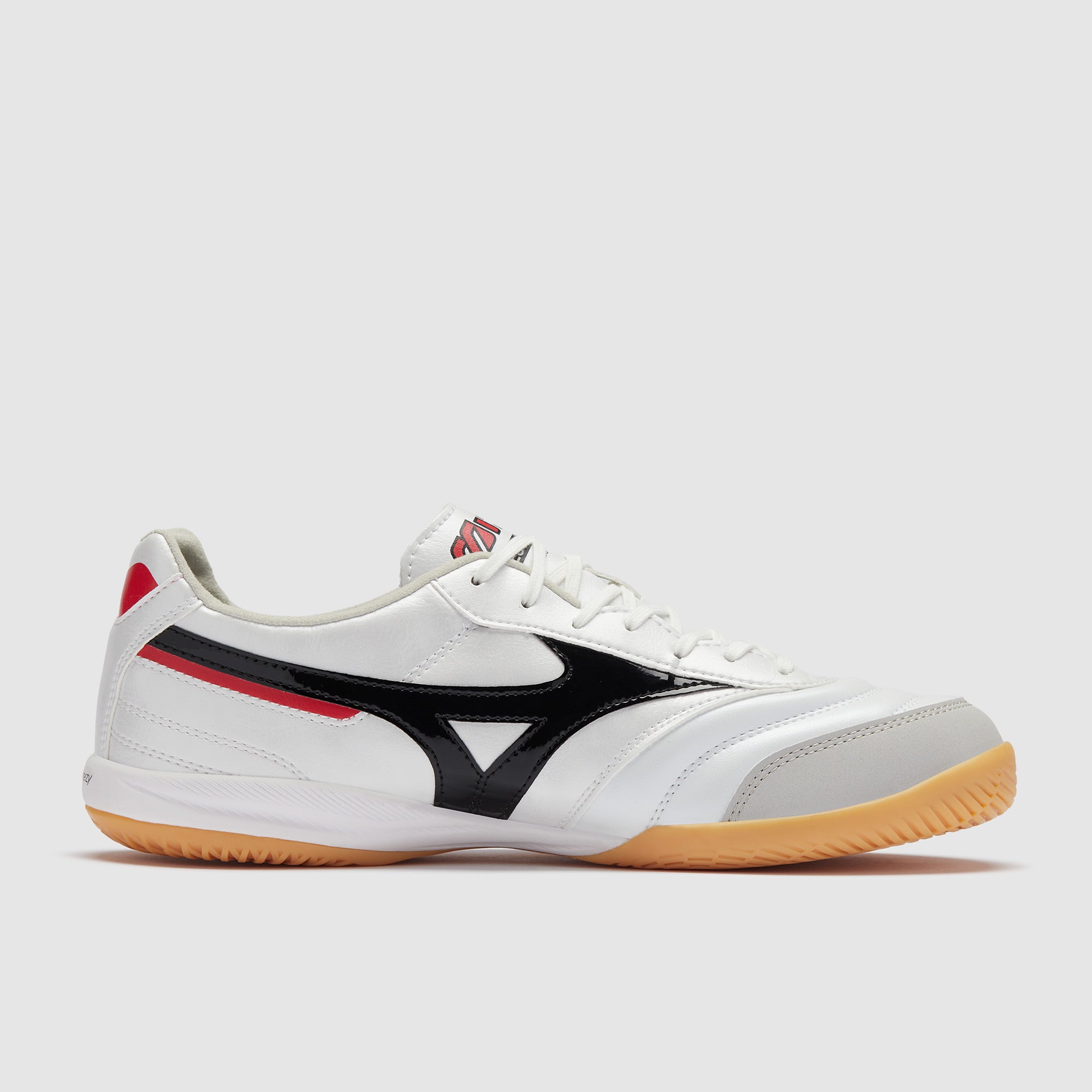 Mizuno Morelia Sala Pro Indoor - White/Black/Chinese Red - Adult Boots