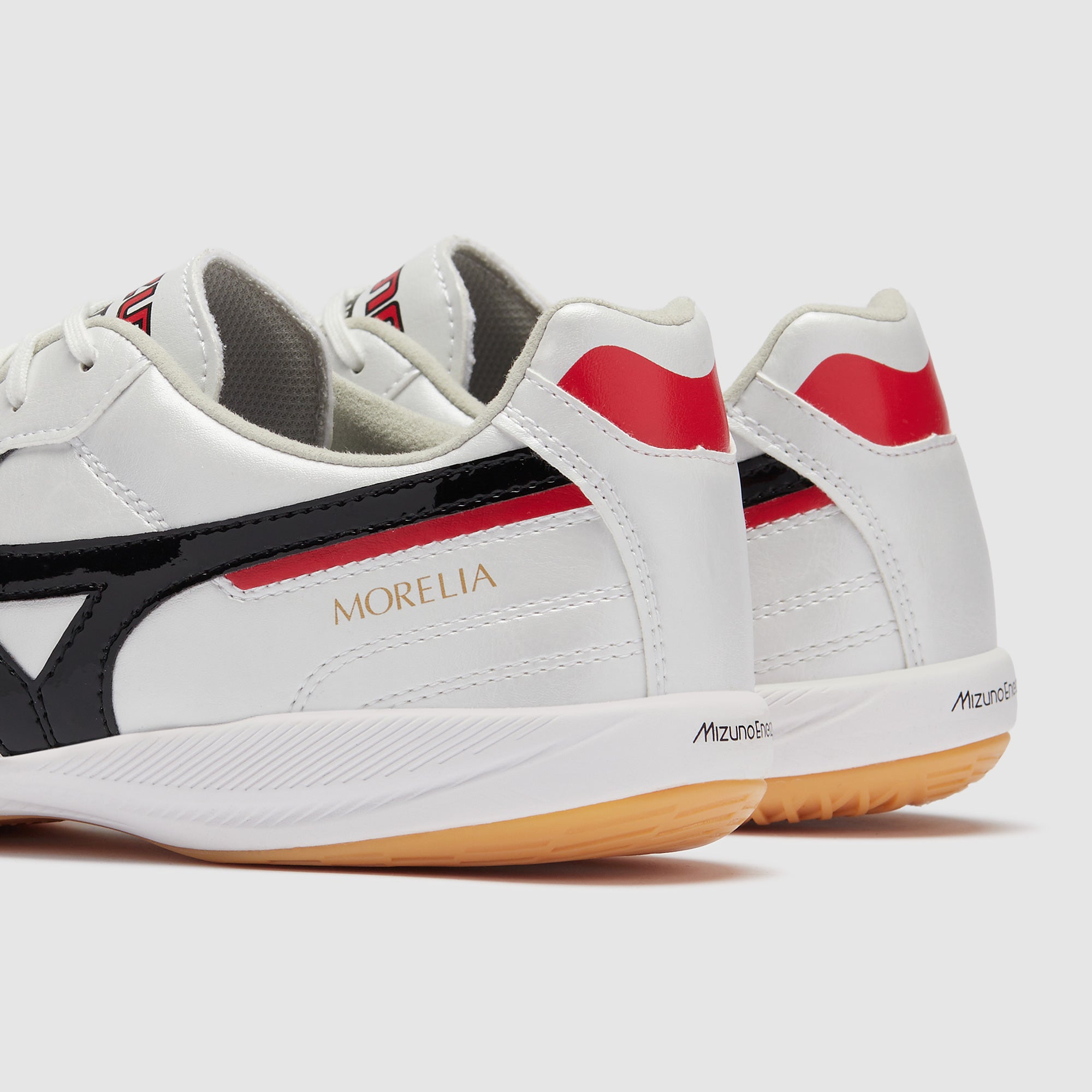Mizuno Morelia Sala Pro Indoor - White/Black/Chinese Red - Adult Boots