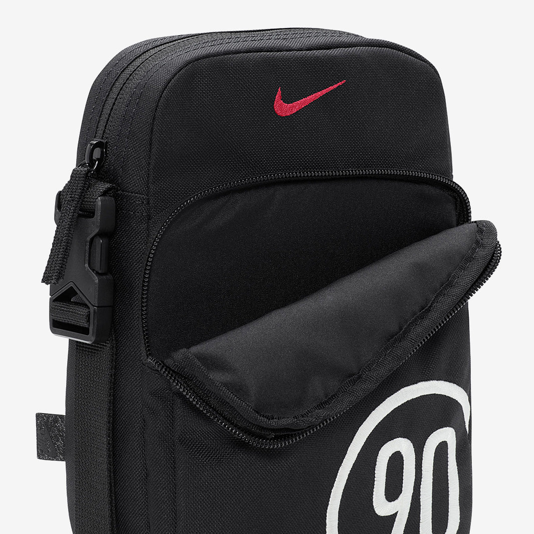 Nike Sportswear Heritage T90 Crossbody Bag (4L) - Black/Gym Red - Bags