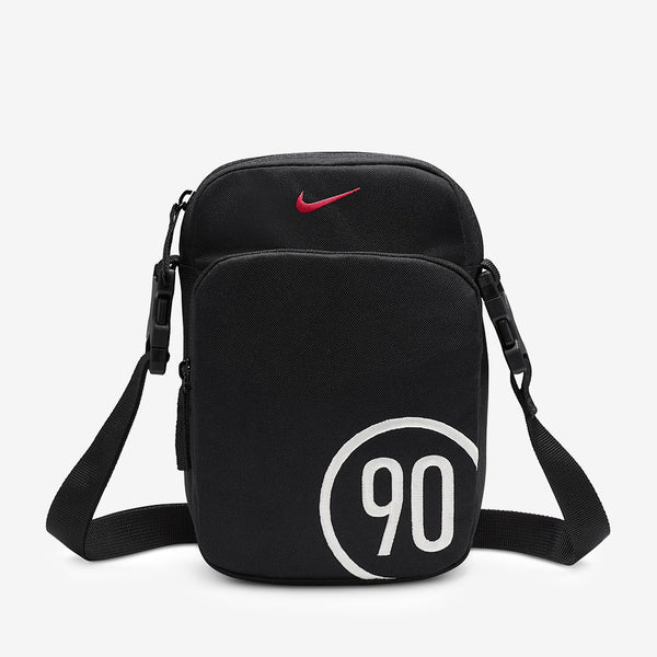 Nike Sportswear Heritage T90 Crossbody Bag (4L) - Black/Gym Red - Bags