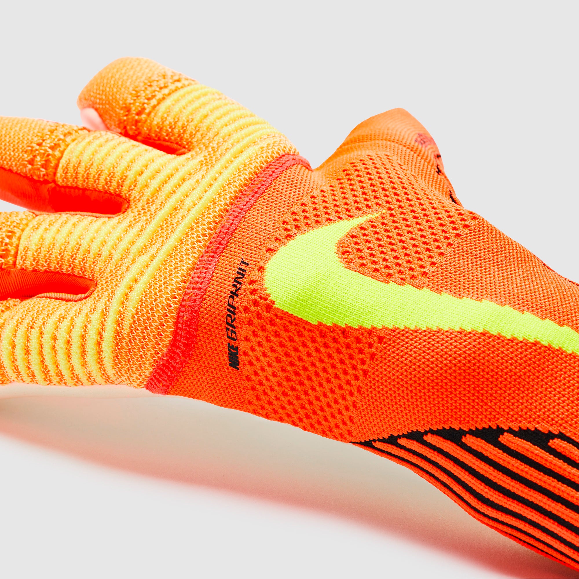 Nike Vapor Grip Knit GK Gloves - Hyper Crimson/Volt - Mens GK Gloves