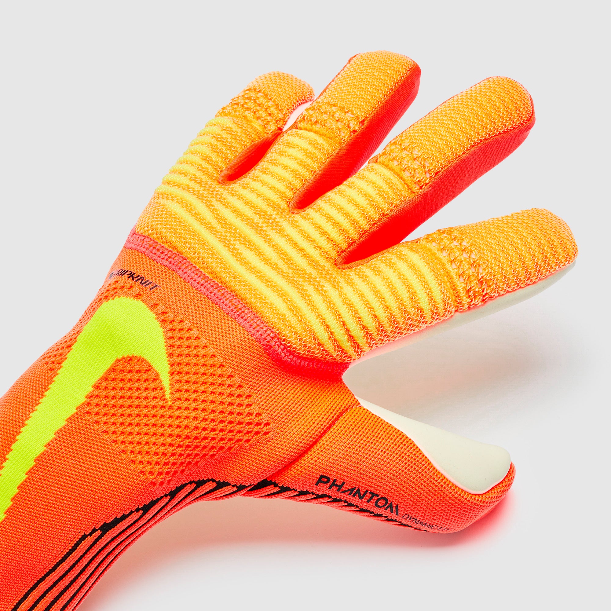 Nike Vapor Grip Knit GK Gloves - Hyper Crimson/Volt - Mens GK Gloves
