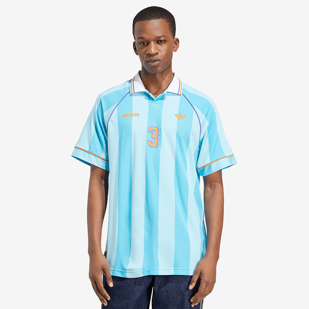 adidas Originals Jersey - Bright Cyan - Tops - Mens Clothing