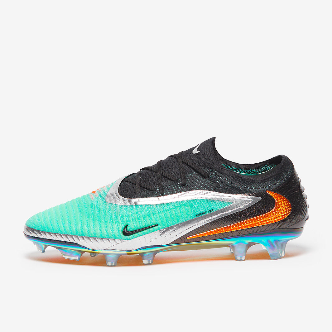 Nike Phantom 6 Elite LE Low FG - Chrome/Black - Adult Boots