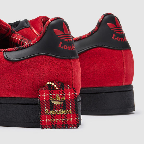 adidas Originals Superstar II - Better Scarlet/Core Black/Matte Gold  -Trainers