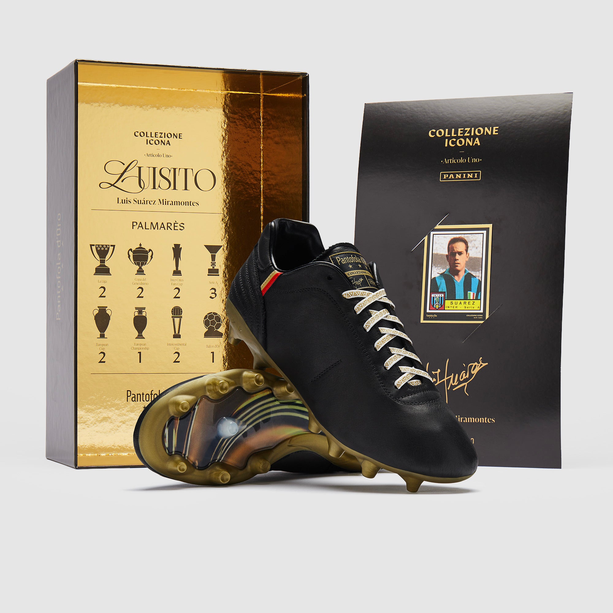 Pantofola D'Oro Lazzarini SL x Luisito Firm Ground - Black/Gold