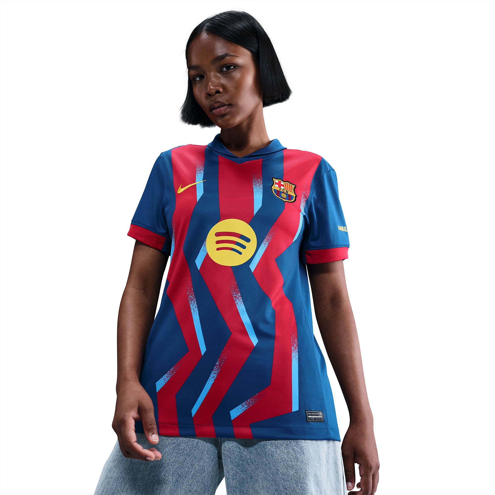 Nike FC Barcelona 25/26 Womens Dri-FIT El Classico Stadium Shirt