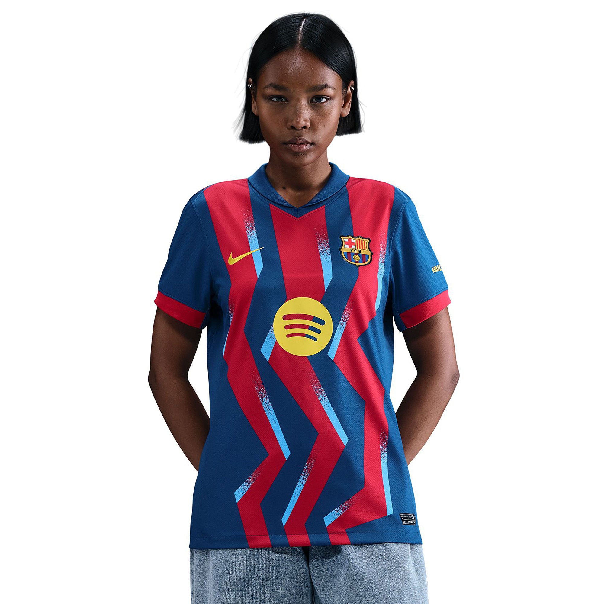 Nike FC Barcelona 25/26 Womens Dri-FIT El Classico Stadium Shirt