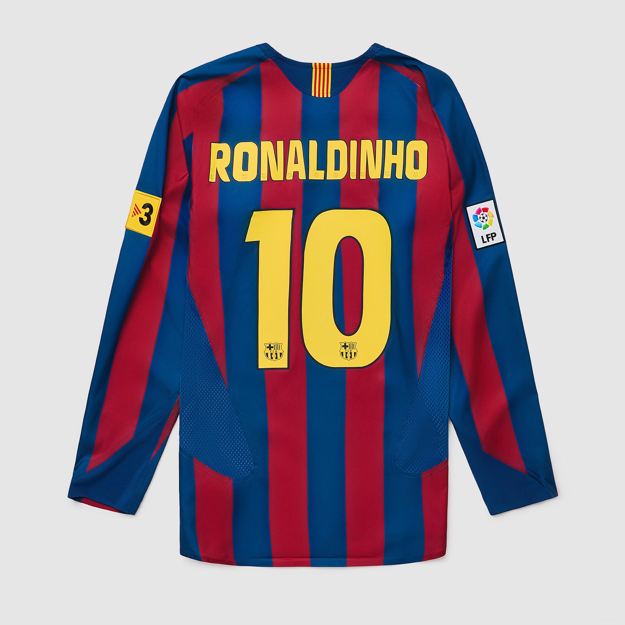 FCバルセロナ RONALDINHO 10 Lサイズ シャツ Nike FC Barcelona 2006 Reissue LS Shirt with Ronaldinho 10 - Gym