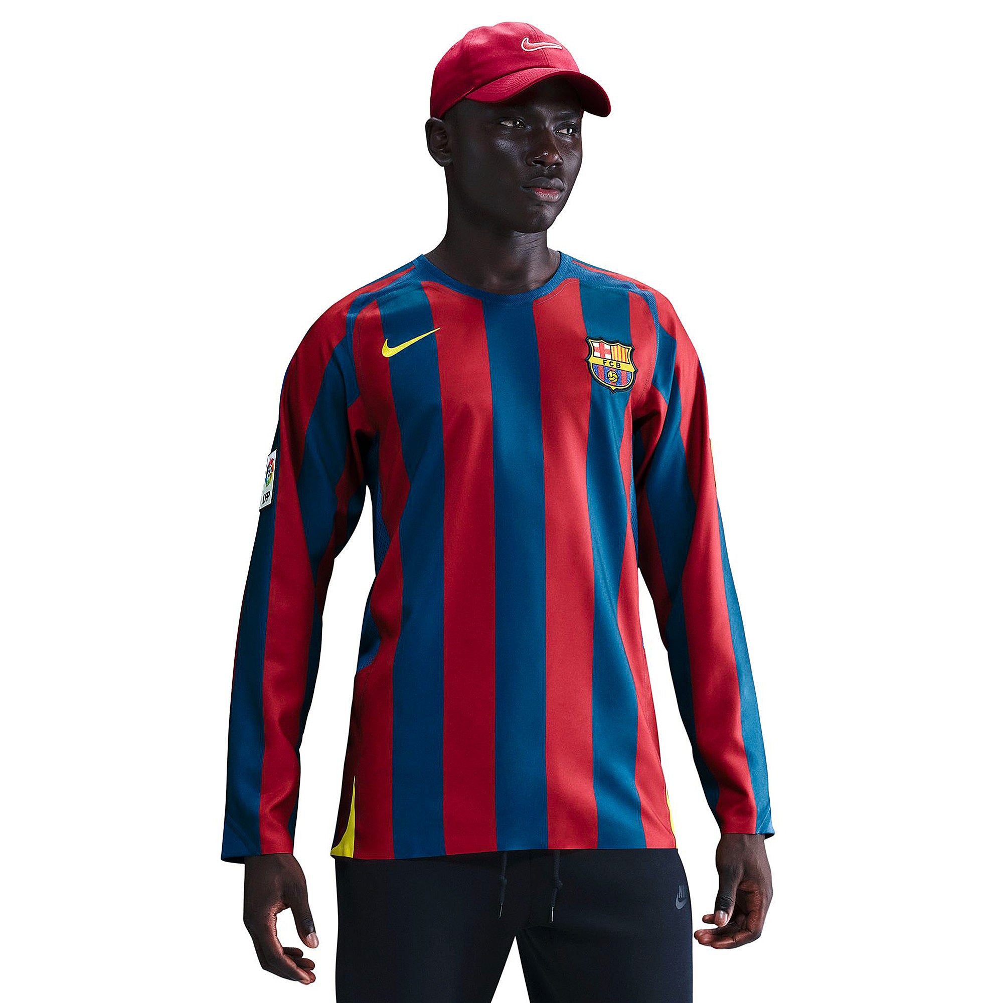 FC Barcelona RONALDINHO 10 長袖シャツ Lサイズ Ronaldinho 2005/06 Reissue Long Sleeve Shirt | FC Barcelona