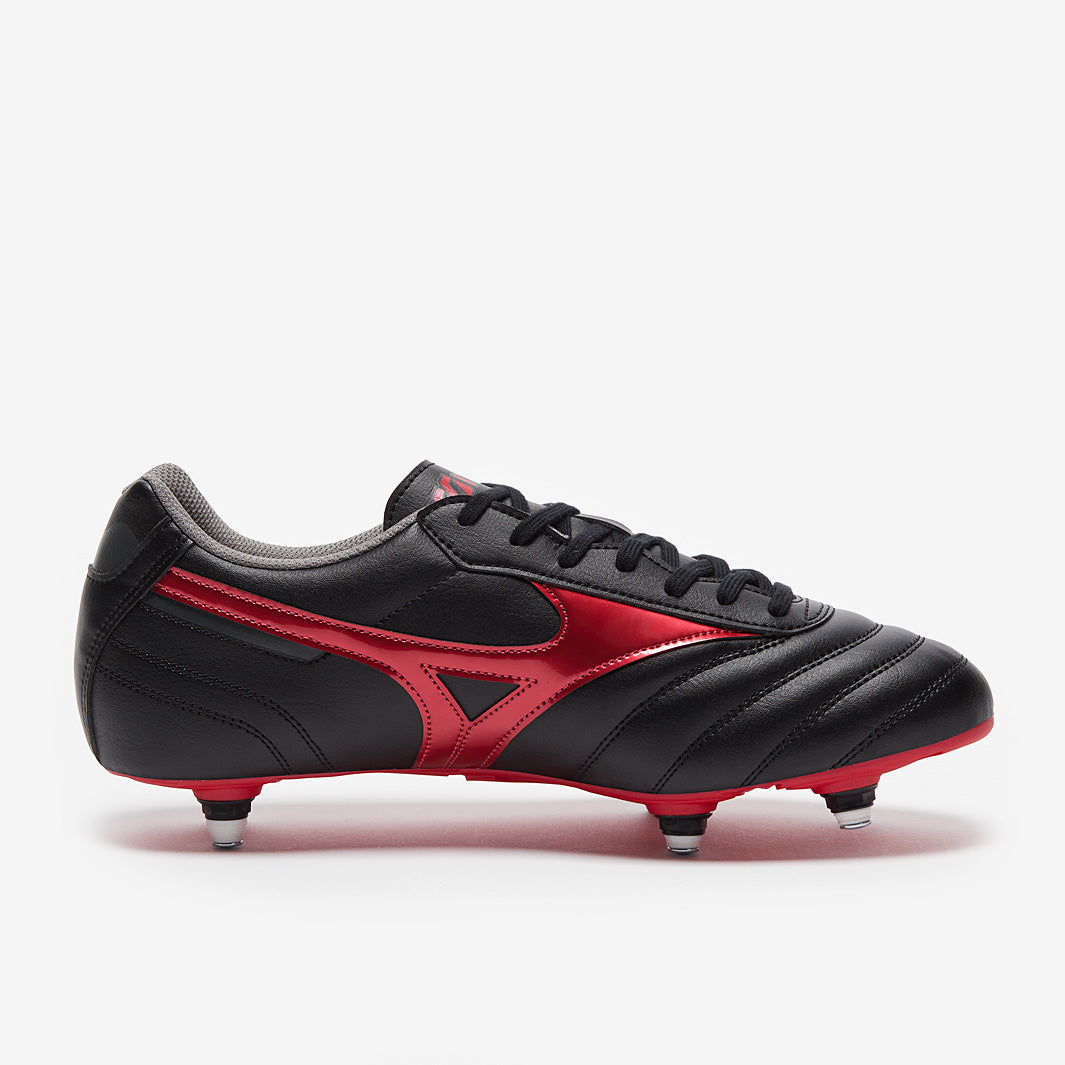 Mizuno Morelia Ⅱエリート　ブラックレッド　日本未発売 Mizuno Morelia II Club SI - Black/Morelia 40th Red/Black sand