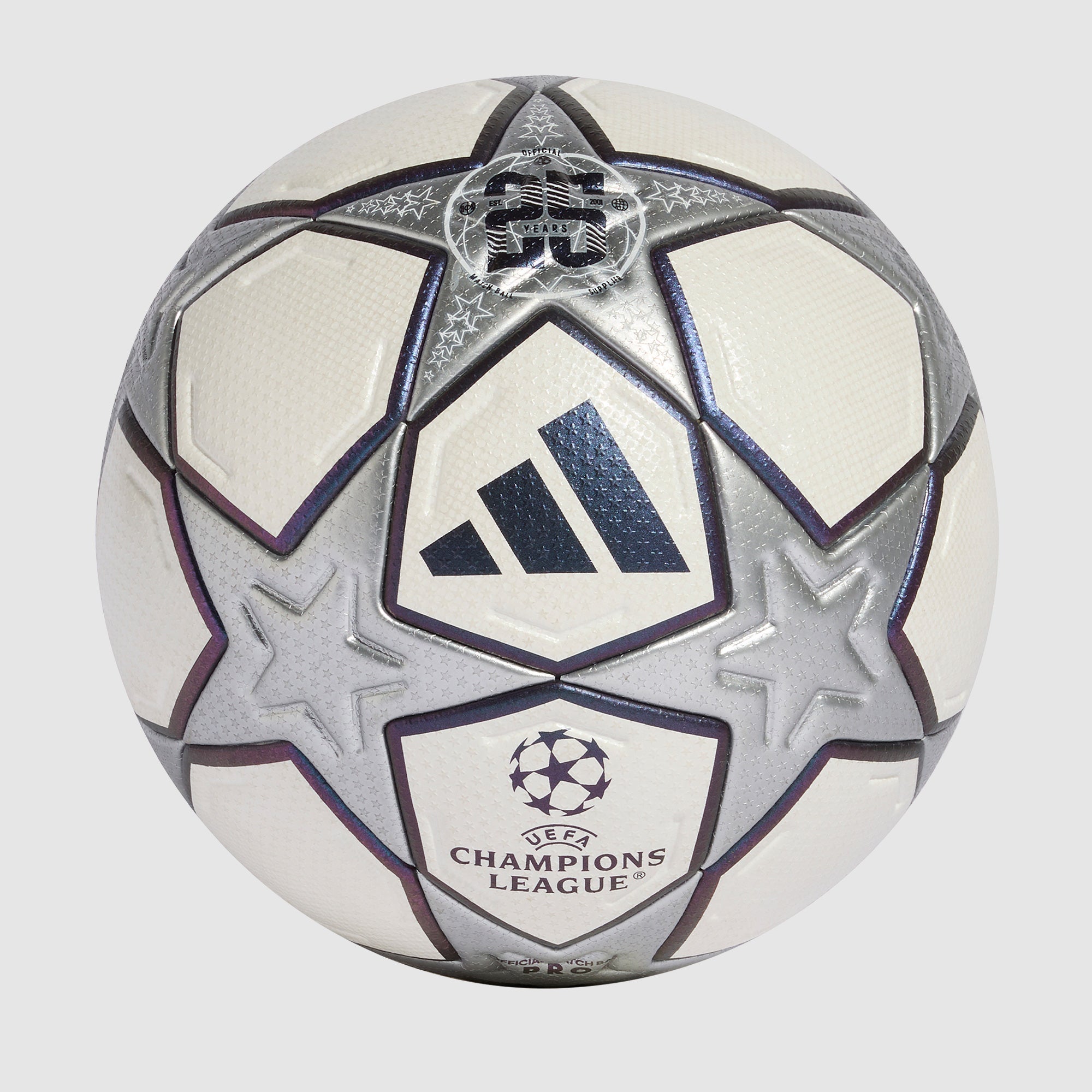adidas UEFA Champions League 25/26 Pro Third Football - White