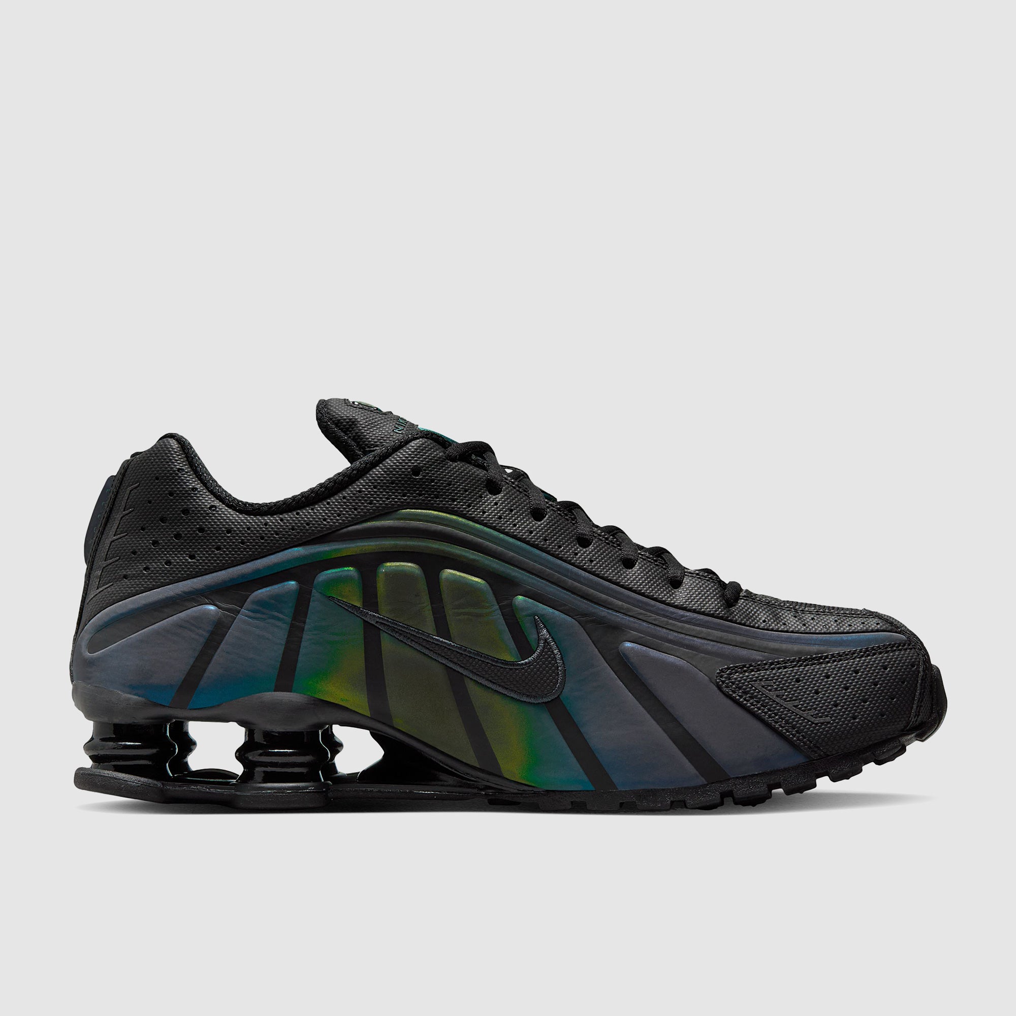 Nike Sportswear Shox R4 SE - Black/Seaweed/Lt Lemon Twist - Trainers