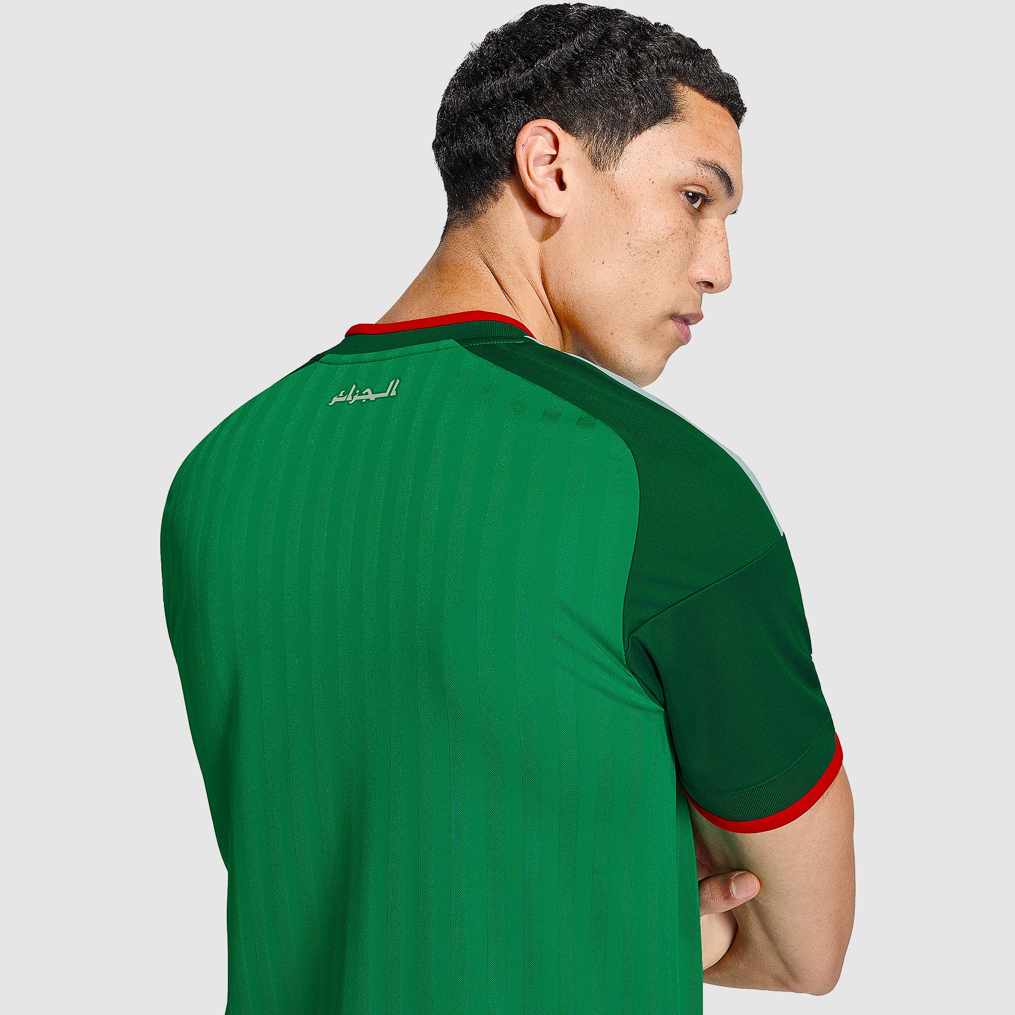 adidas Originals Algeria 2026 Away Shirt - Court Green - Mens Replica