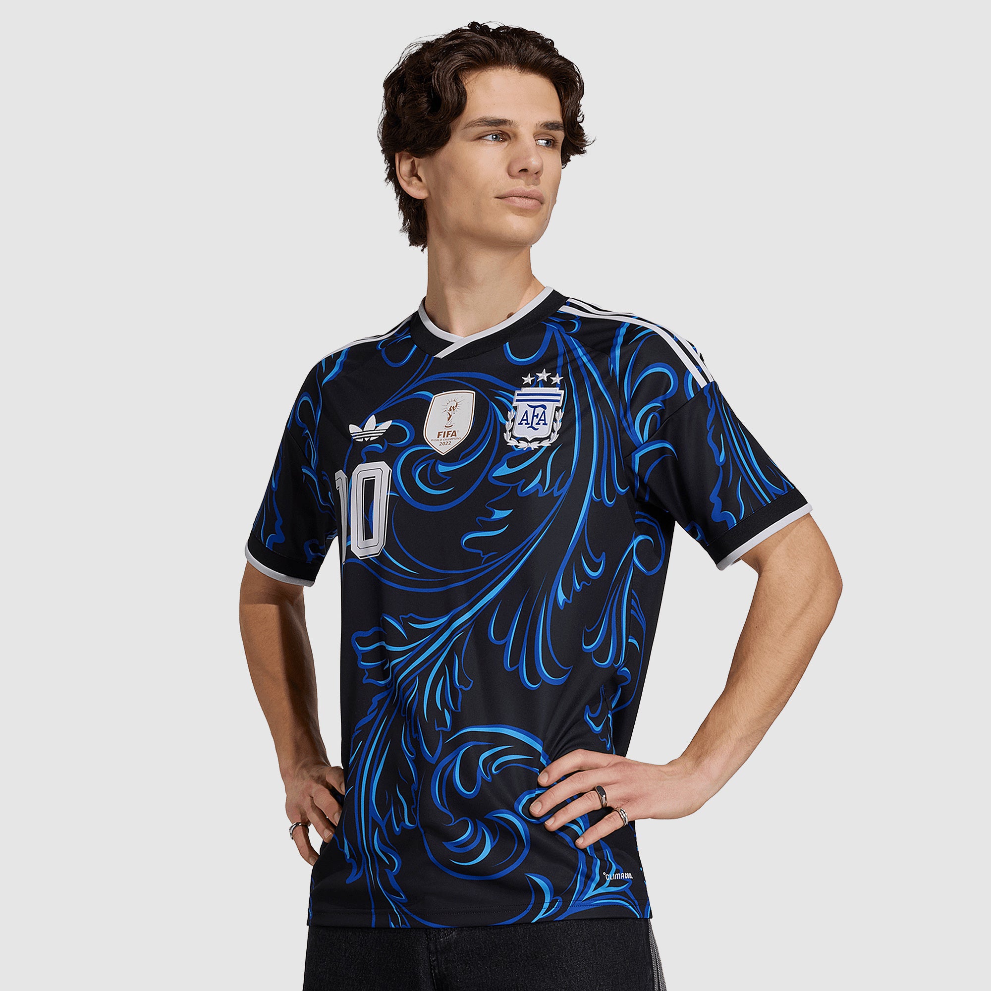 adidas Originals Argentina 2026 Away Shirt with Messi 10 - Black