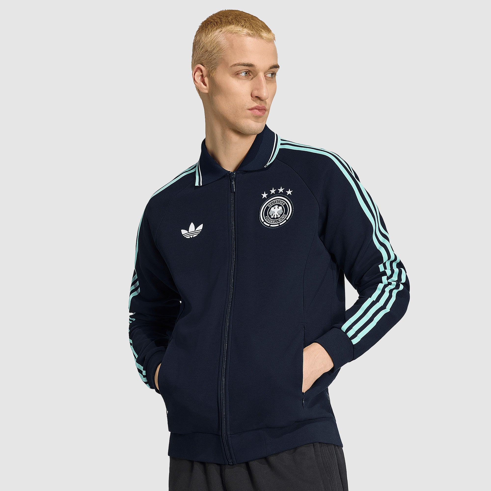 everyone × adidas ジャケット M ネイビー adidas Originals Germany 2026 OG Anthem Away Jacket - Collegiate