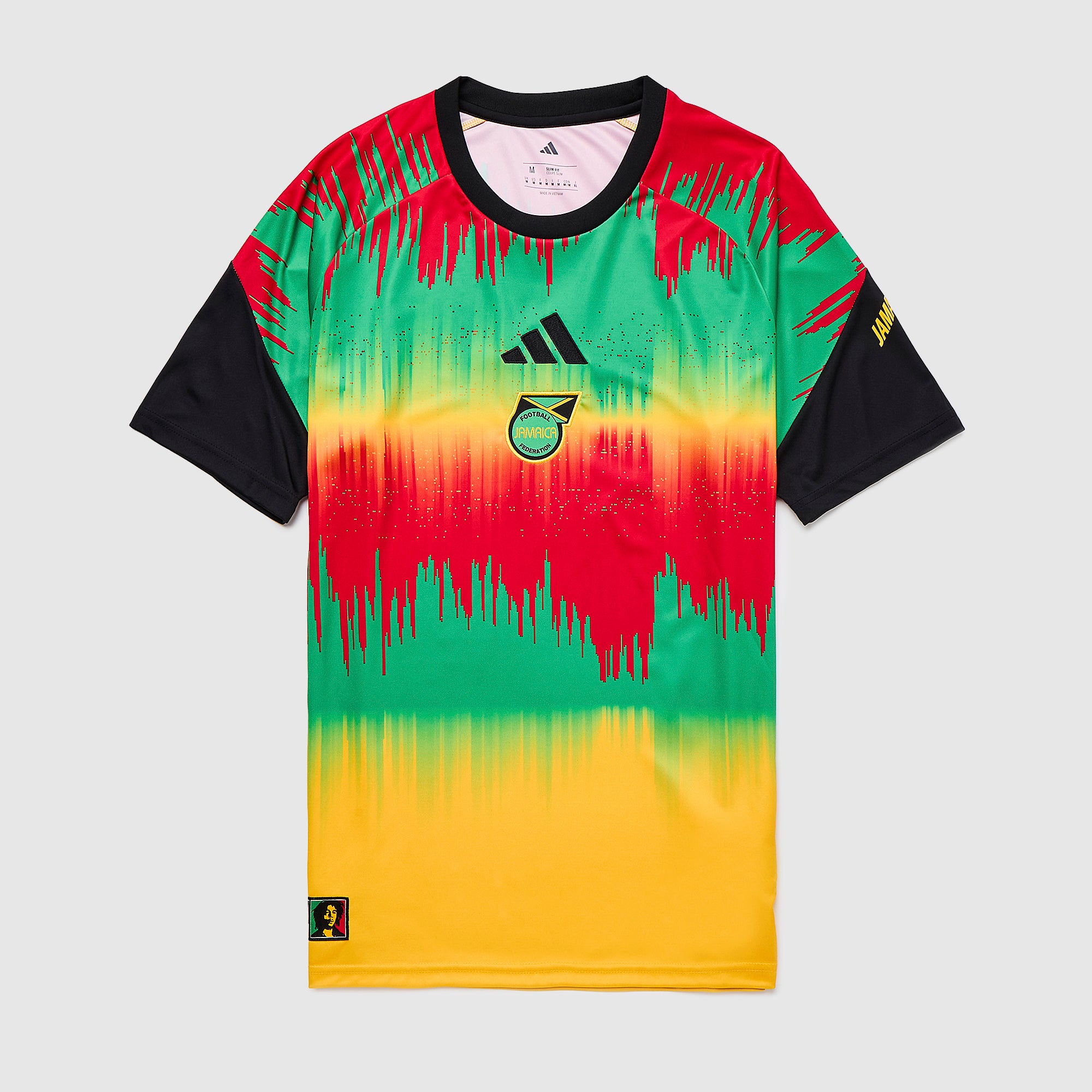 MTG FF Tシャツ 3枚セット ビビ クリスタル アルティミシア adidas Jamaica 2026 Pre-Match Home Shirt - Bold Gold/Vivid Green