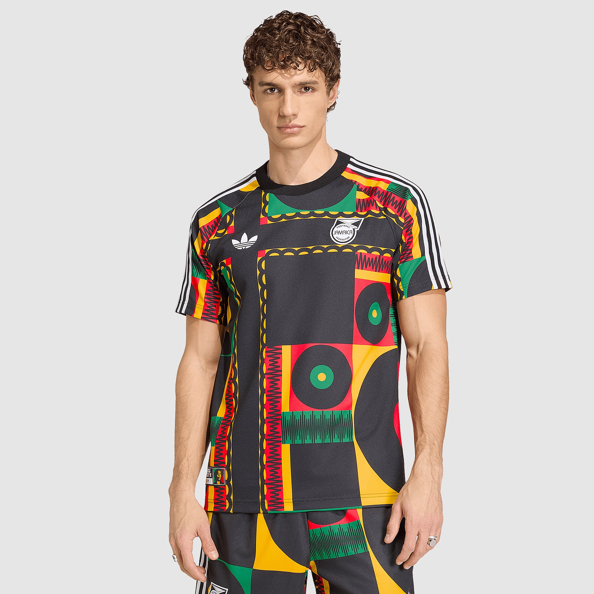 adidas Originals Jamaica 2026 OG T-Shirt - Multicolor - Mens Replica