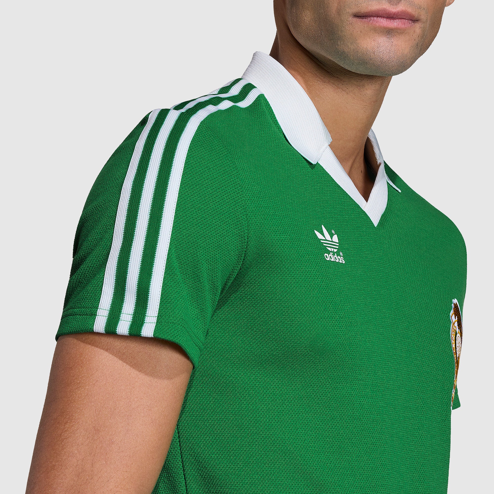 adidas Originals Mexico 1986 Home Shirt - Green - Mens Replica
