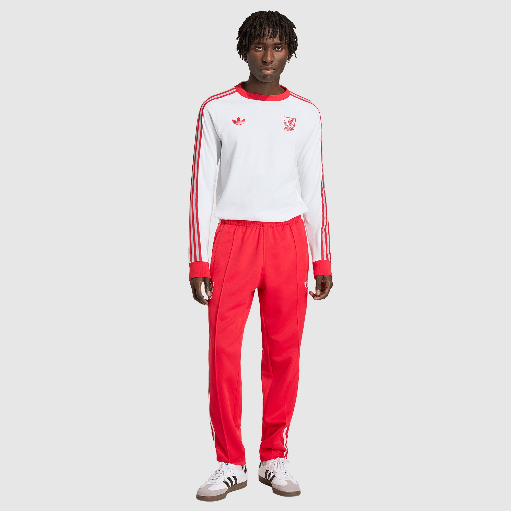 adidas Originals Liverpool 25/26 OG LS Shirt - White - Mens Replica