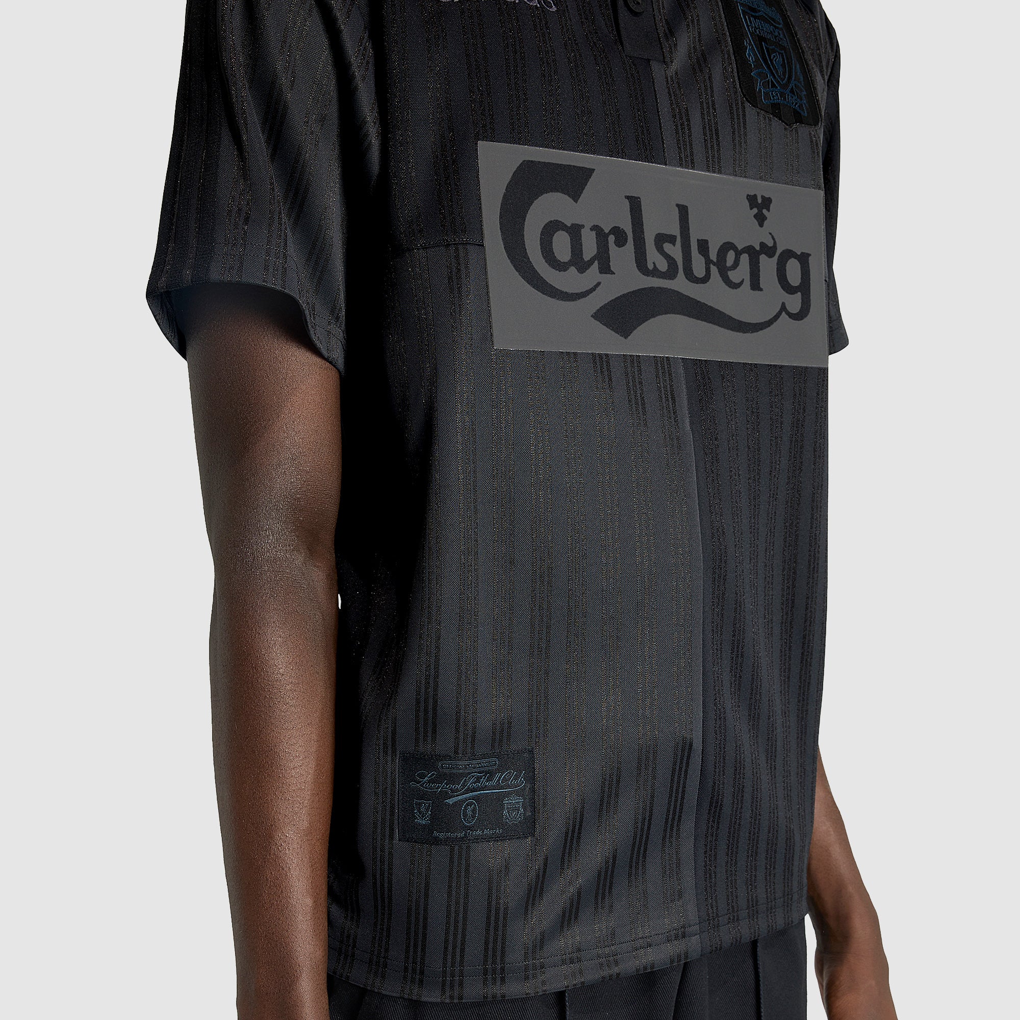 adidas Originals Liverpool 1995 Shirt - Black/Carbon - Mens Replica
