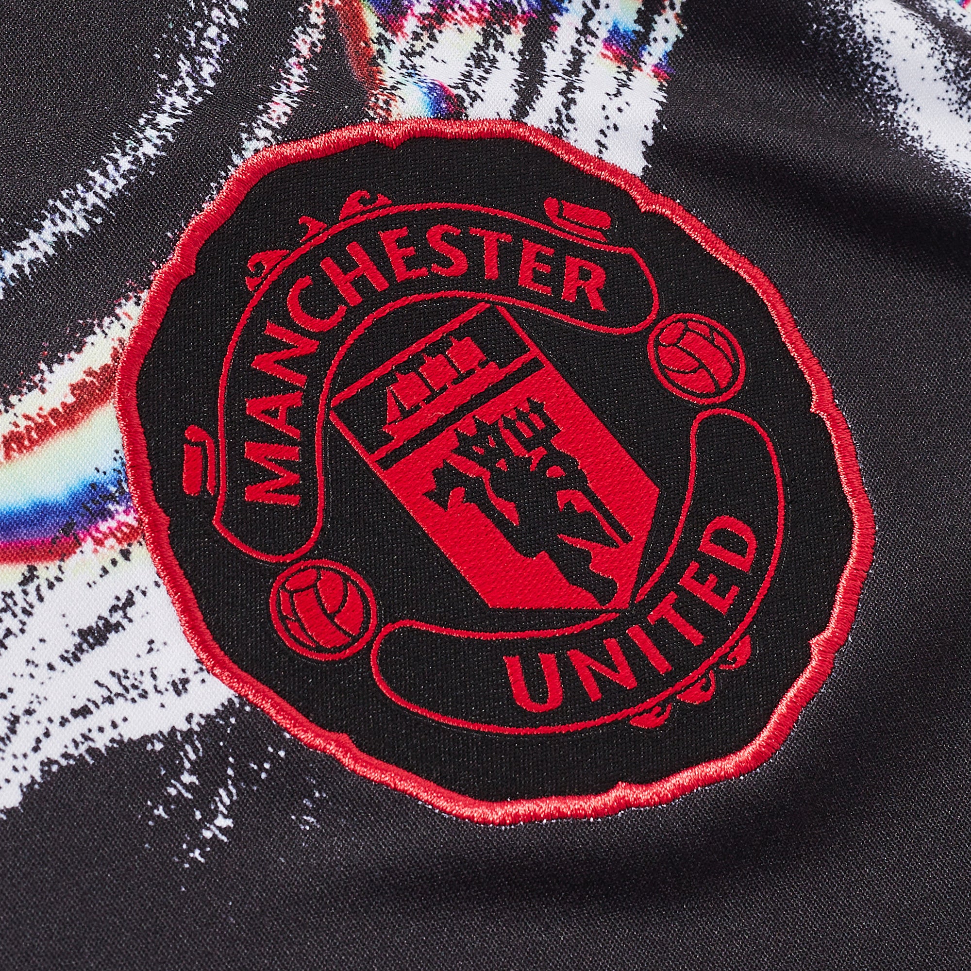 adidas Manchester United 25/26 Pre-Match Shirt - Black/White/Mufc