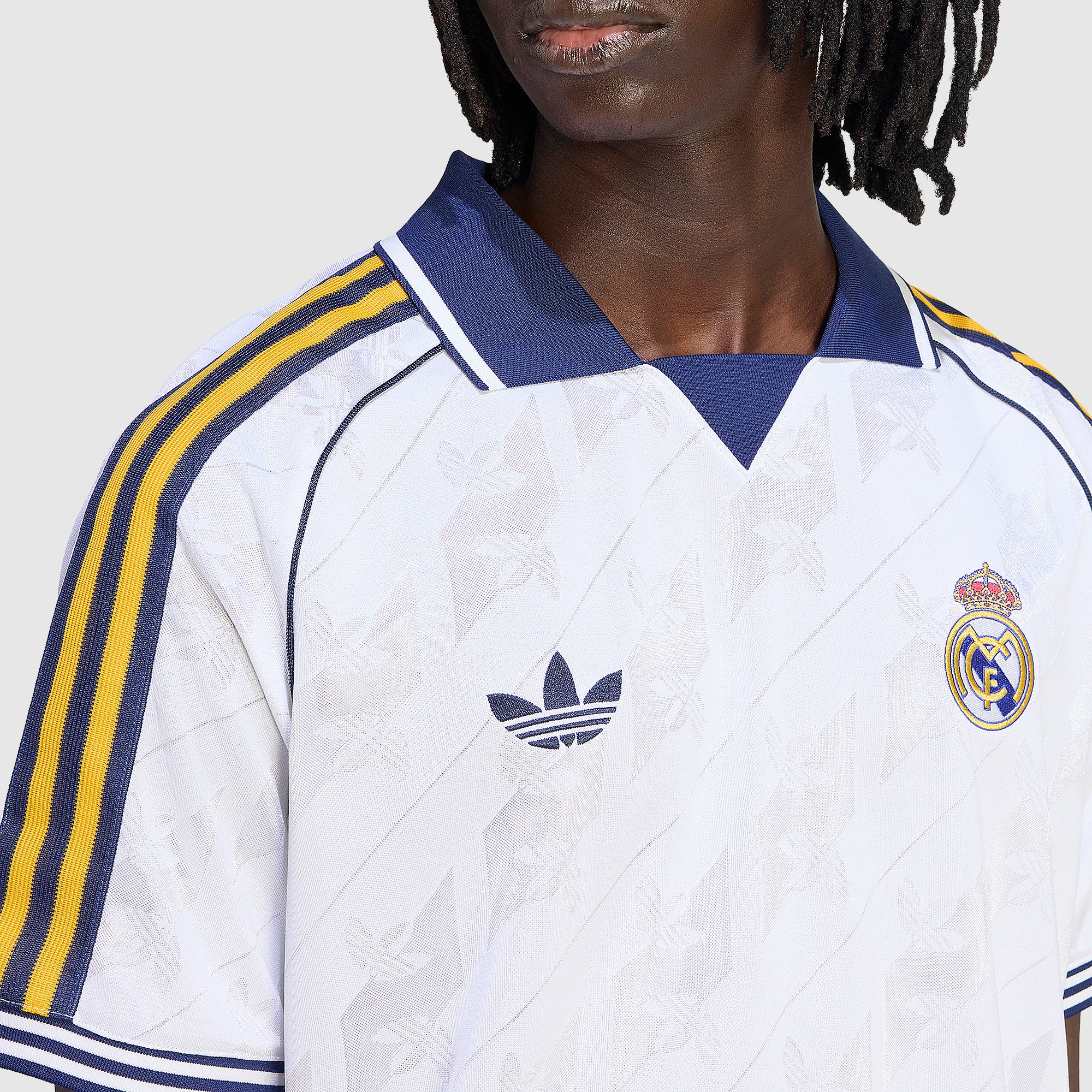 adidas Real Madrid ホワイトシャツ adidas Originals Real Madrid 25/26 OG Shirt - White - Mens Replica