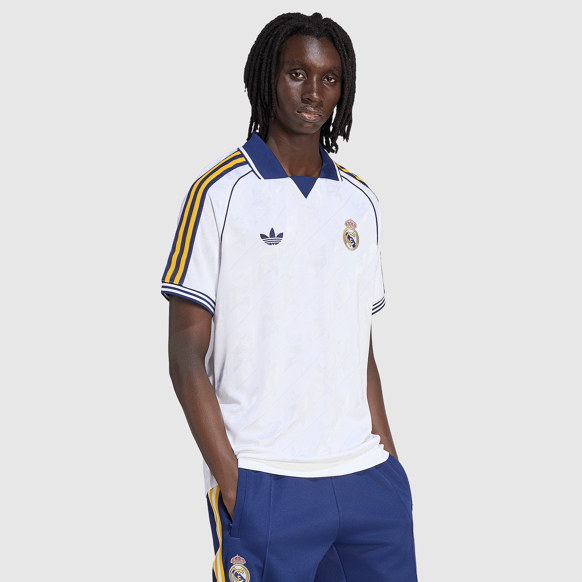 adidas Real Madrid ホワイトシャツ adidas Originals Real Madrid 25/26 OG Shirt - White - Mens Replica