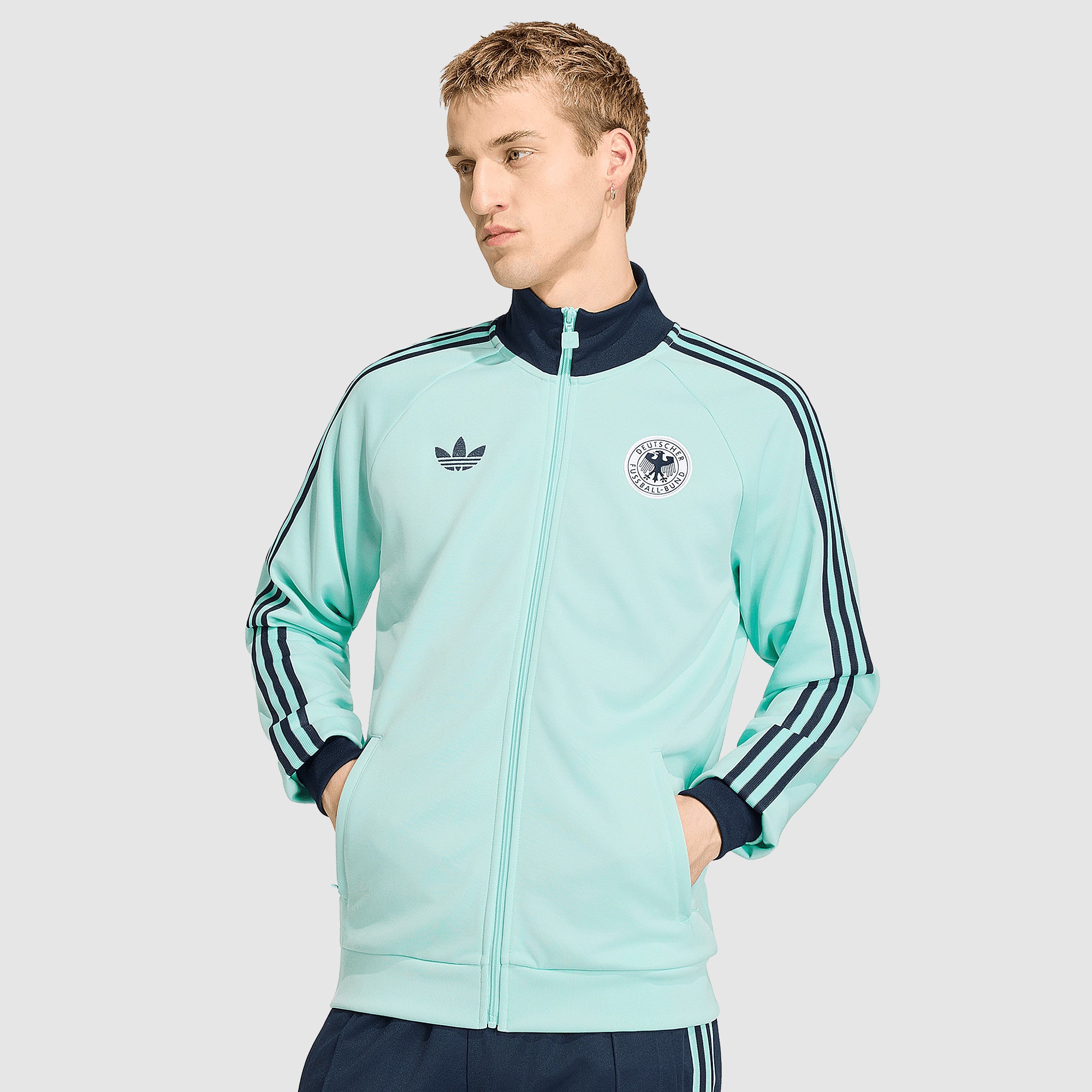 adidas Originals Germany 2026 OG Track Top - Semi Flash Aqua