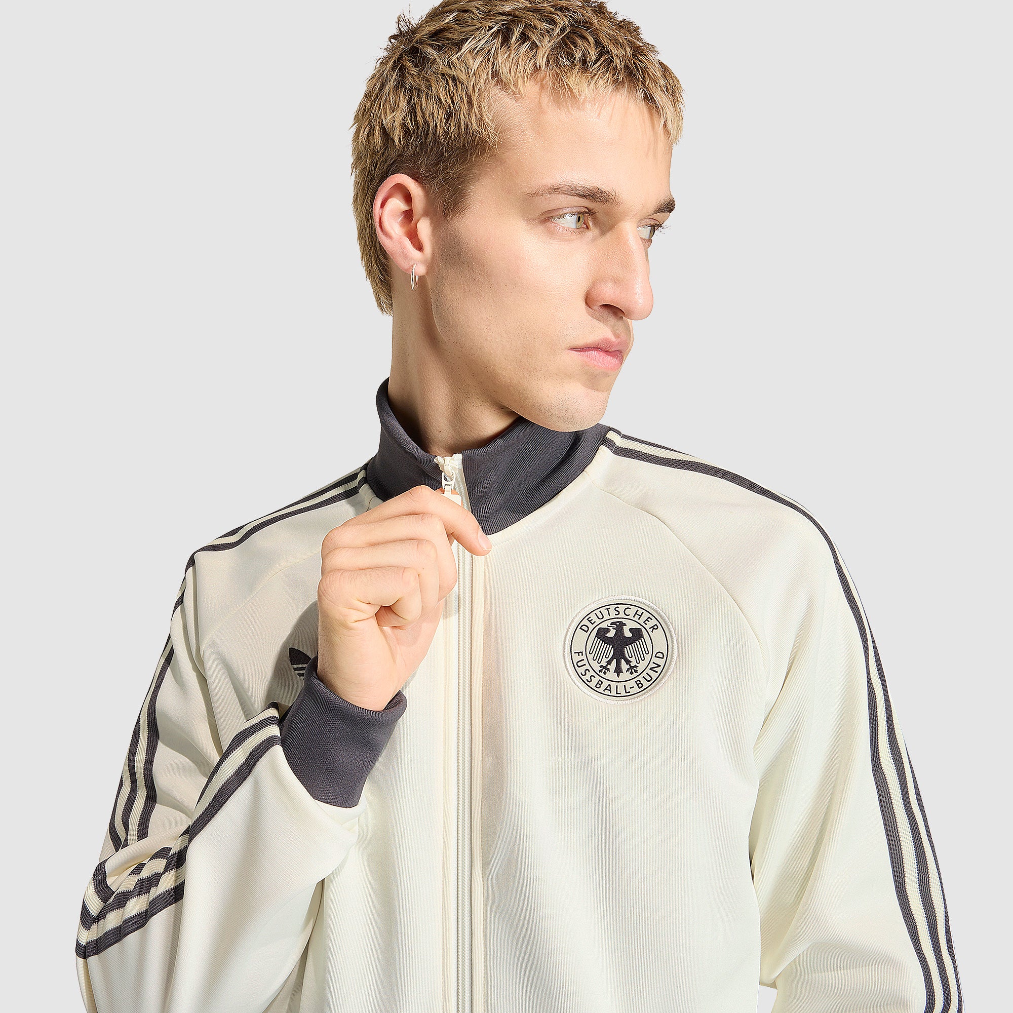 adidas Originals Germany 2026 OG Track Top - Off White - Mens Replica