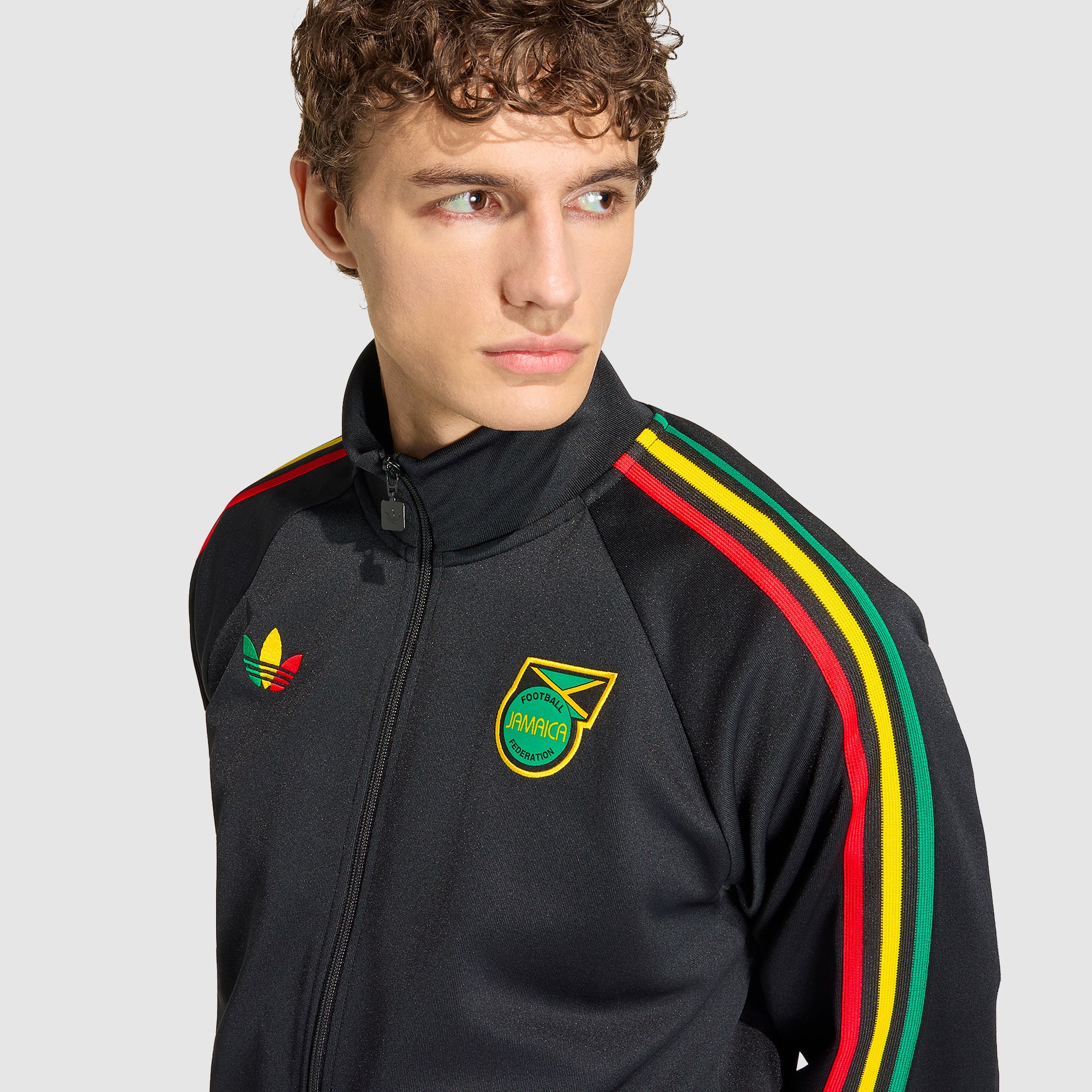 adidas Originals Jamaica 2026 OG Track Top - Black - Mens Replica