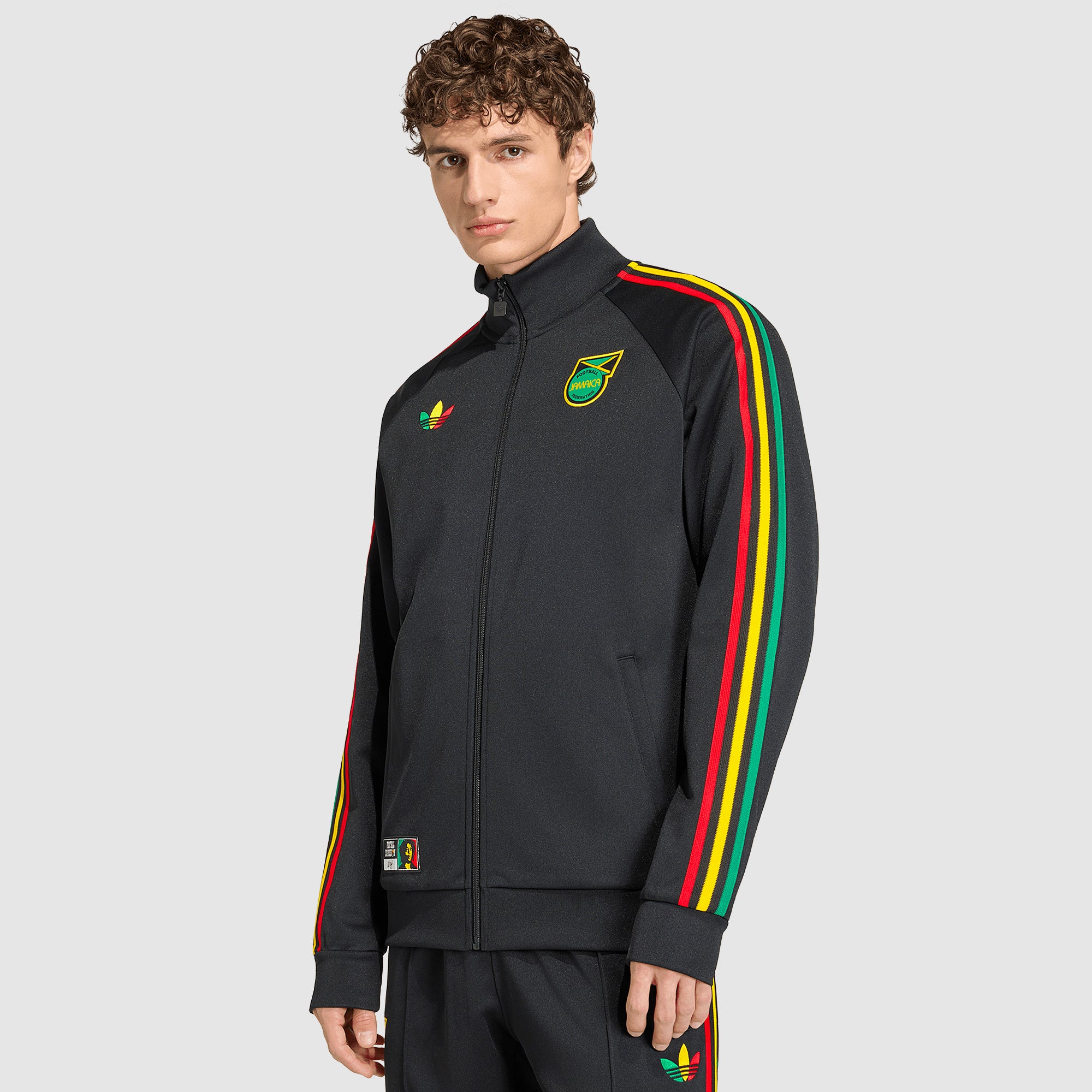adidas Originals Jamaica 2026 OG Track Top - Black - Mens Replica