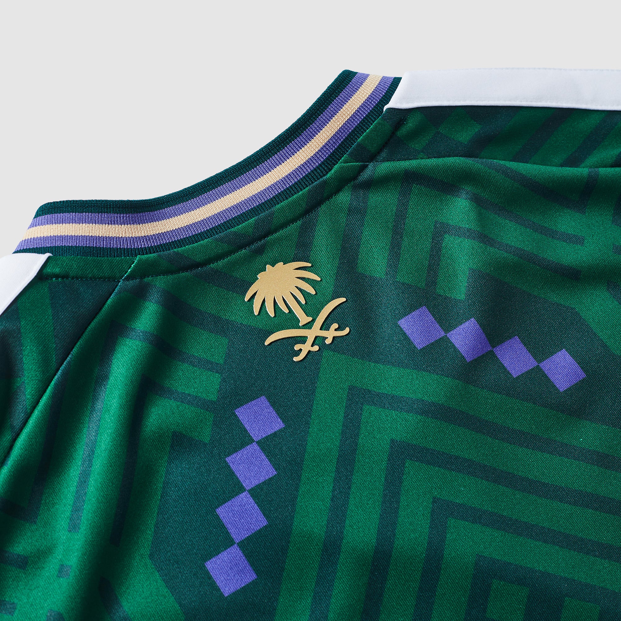 adidas Saudi Arabia 2026 Home Shirt - Aurora Ivy/White - Mens Replica