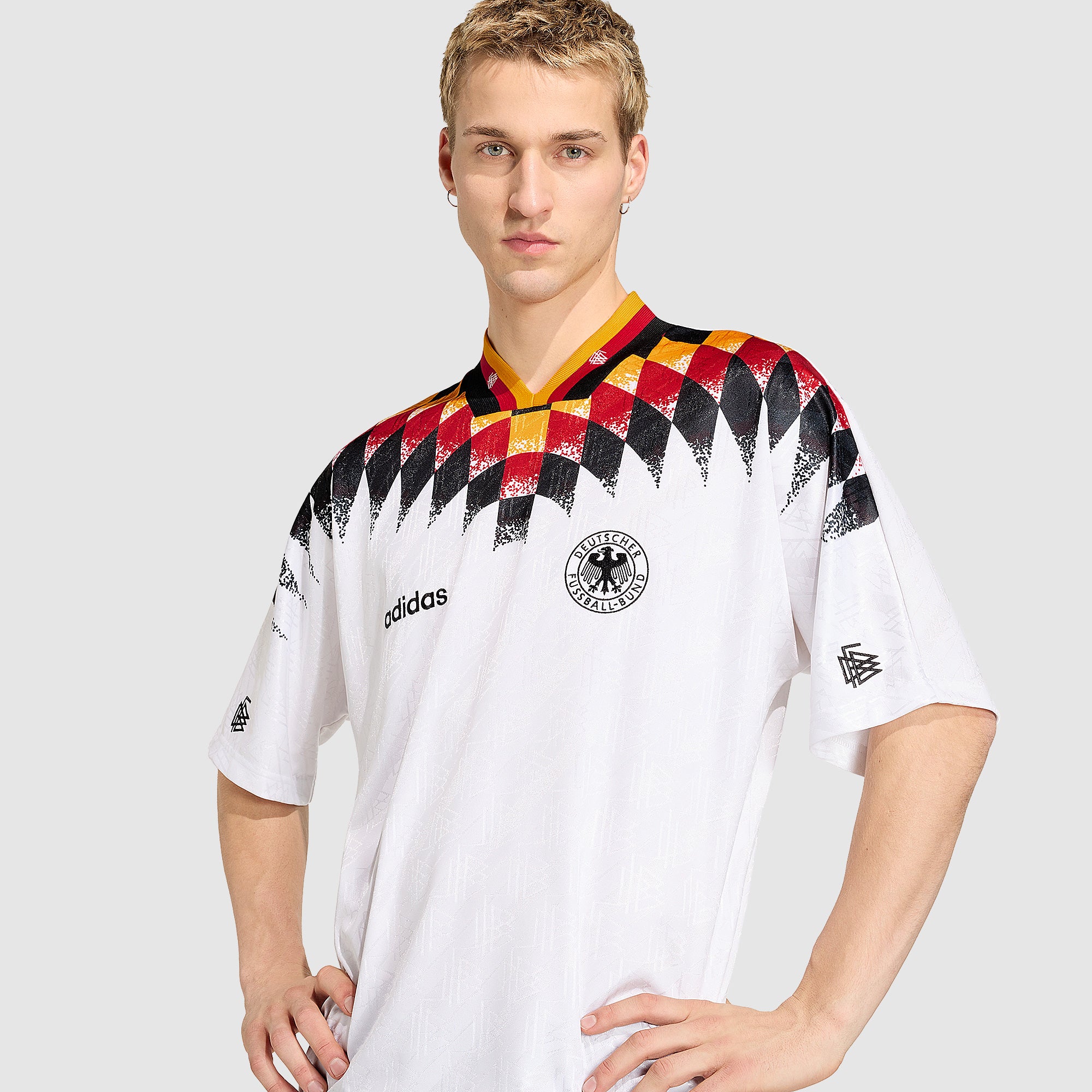 adidas Originals Germany 1994 Home Shirt - Vivid Green - Mens Replica