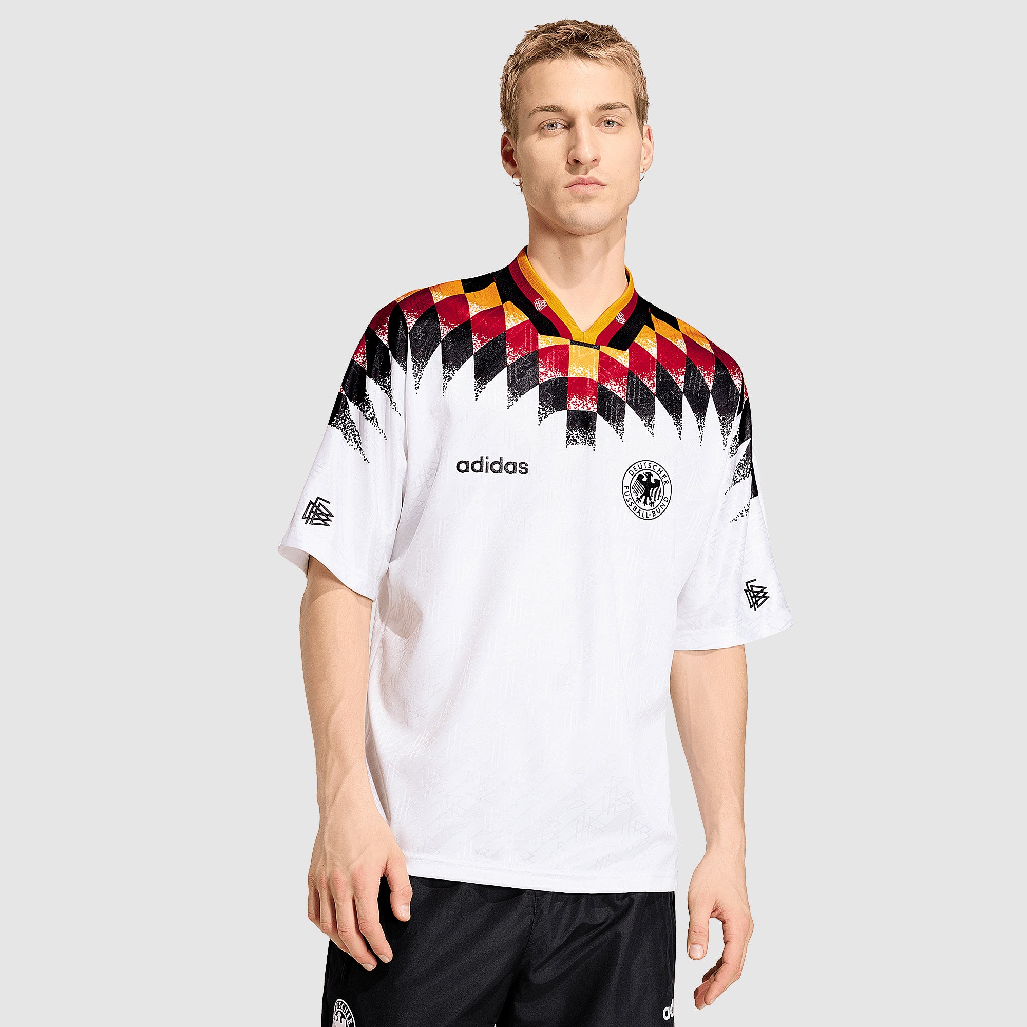 adidas Originals Germany 1994 Home Shirt - Vivid Green - Mens Replica
