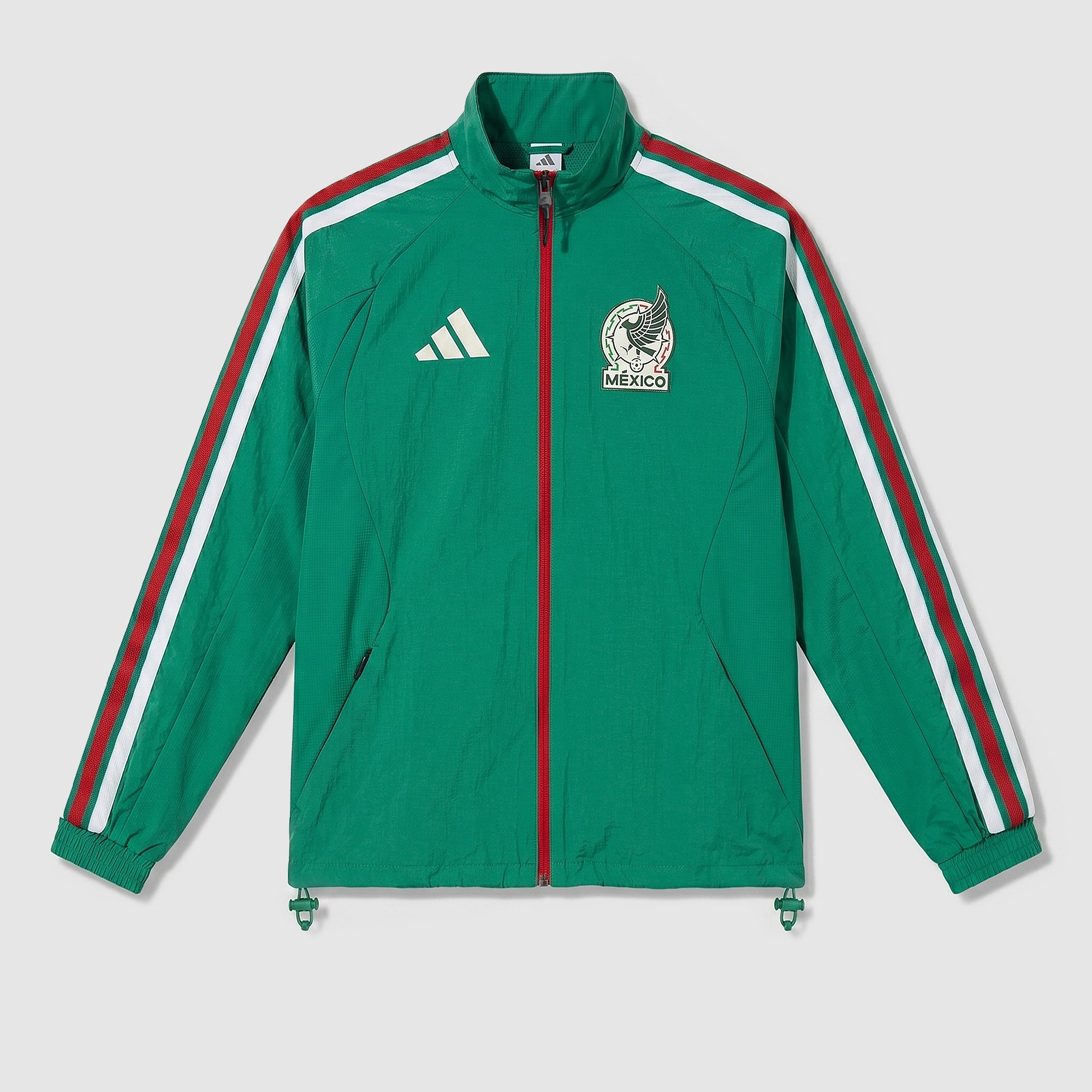adidas Mexico 2026 Home Anthem Jacket - Bold Green - Mens Replica