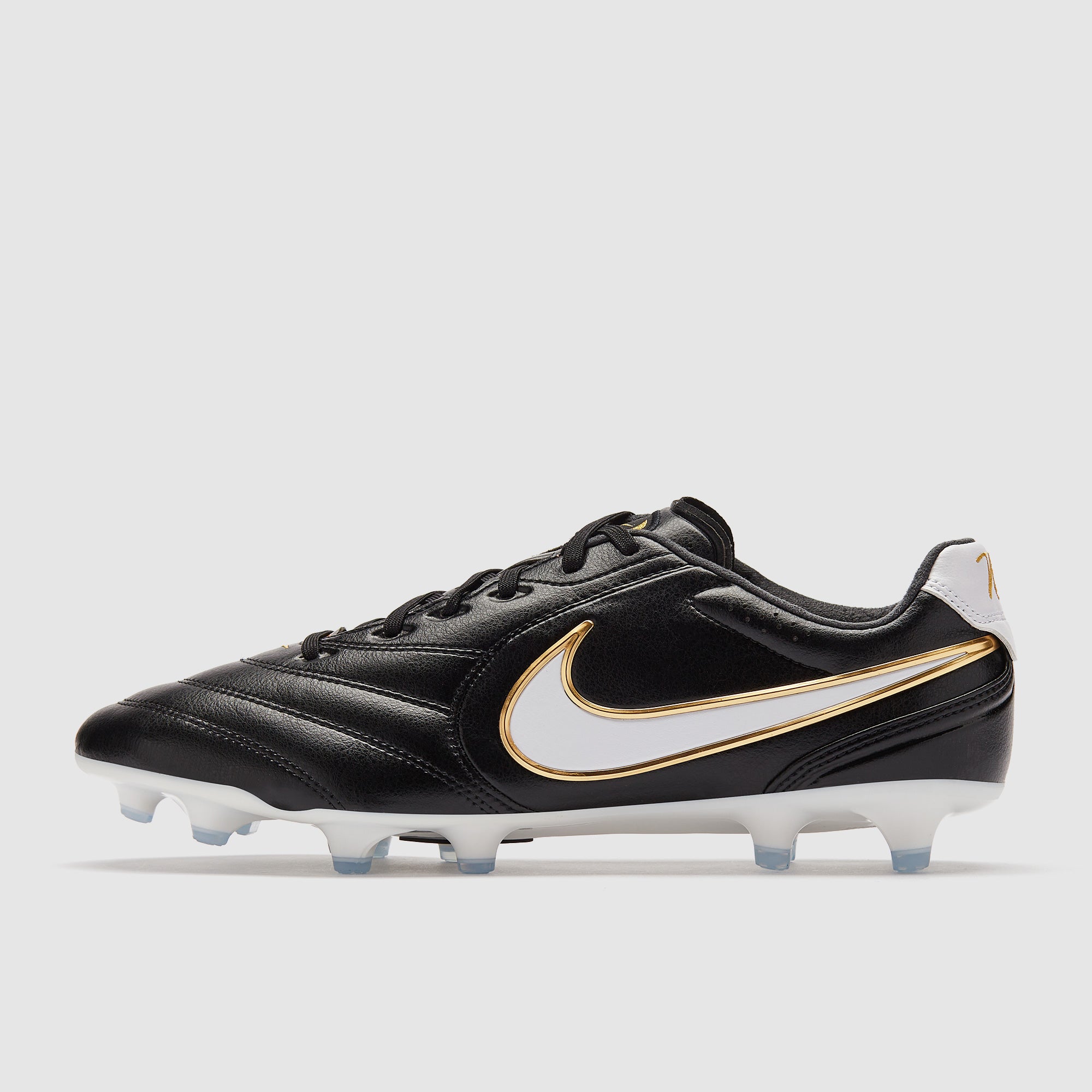 Nike Tiempo Ligera Pro Firm Ground - Black/White - Adult Boots