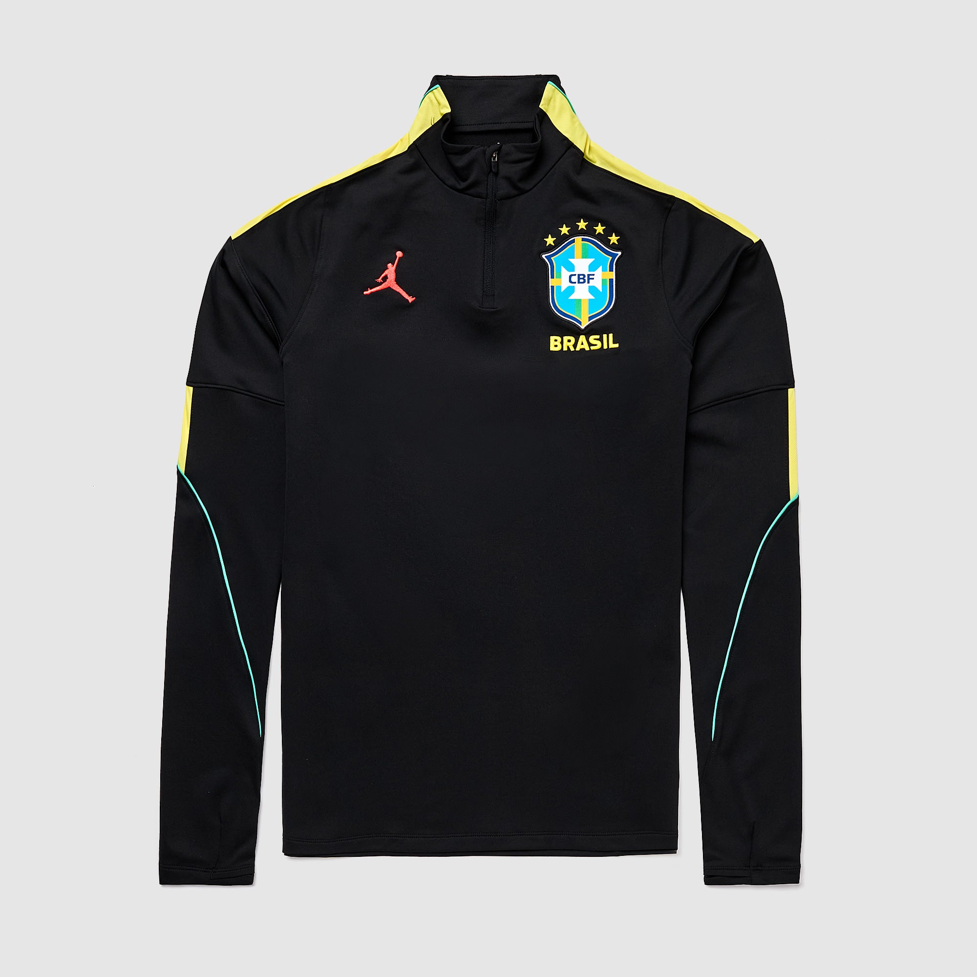 Jordan Brazil 2026 Dri-FIT Academy Pro Track Jacket - Black/Yellow