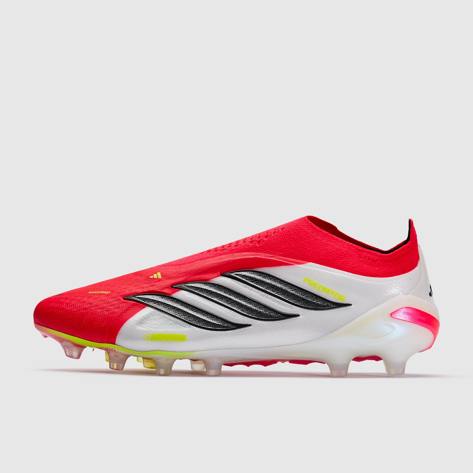 adidas Predator Elite Laceless Artificial Grass - Lucid Red/Core