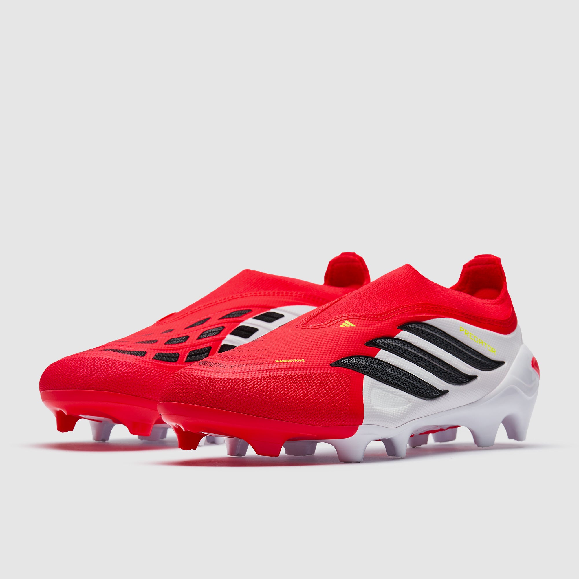 adidas Predator League Laceless Firm Ground - Lucid Red/Core Black