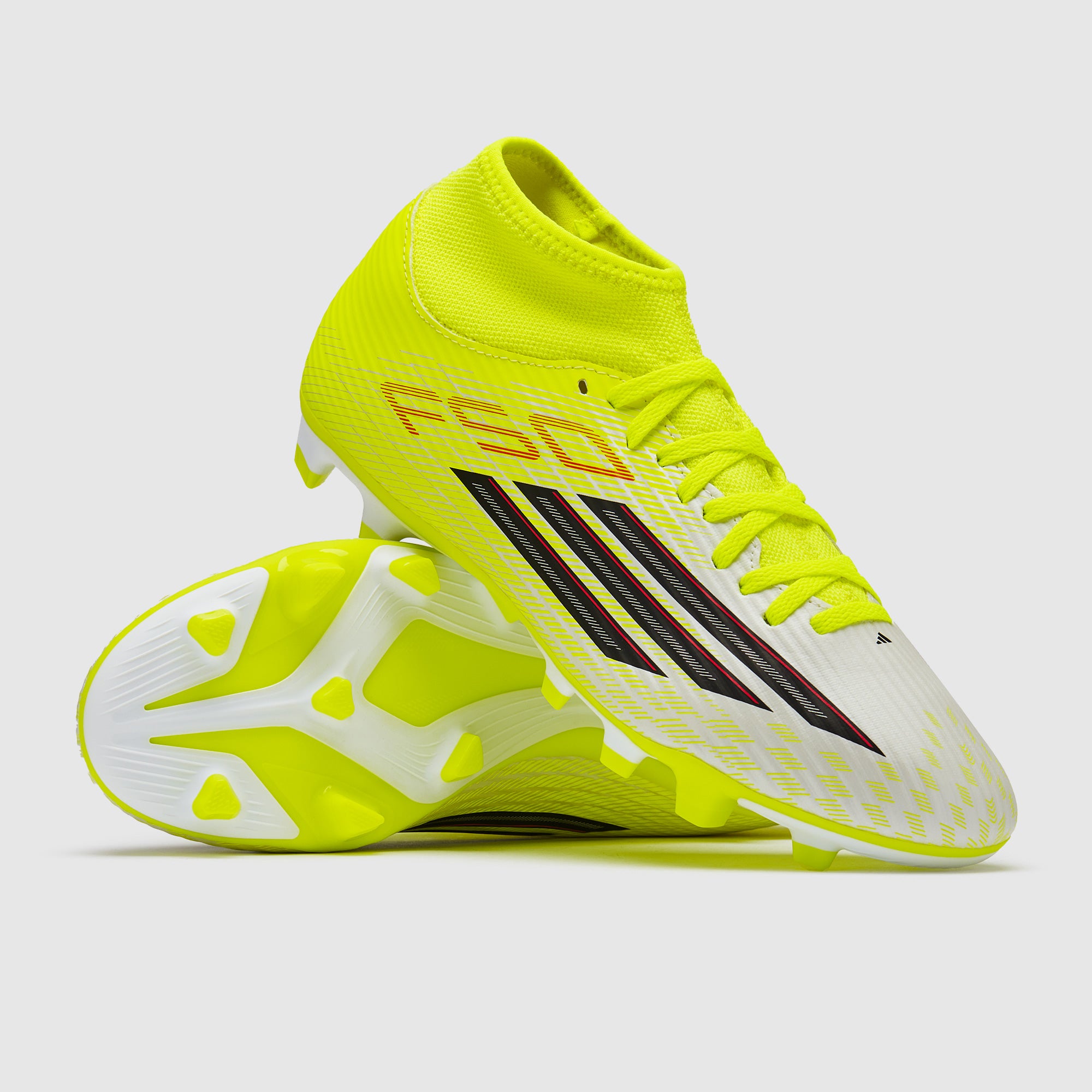 adidas F50 Club Mid Firm Ground/Mixed Ground - Team Solar Yellow