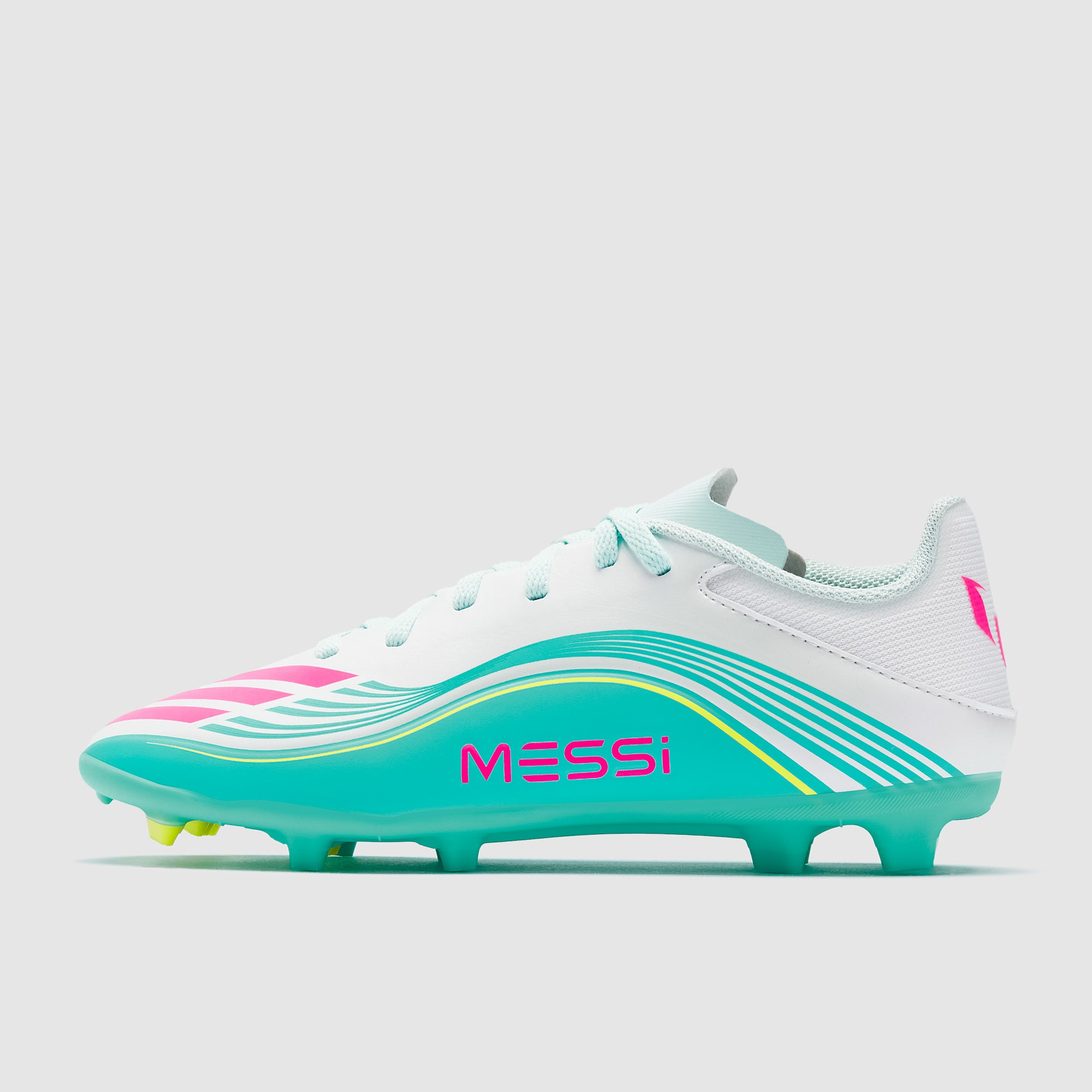adidas Kids F50 League x Messi Firm Ground/Mixed Ground - Ftwr