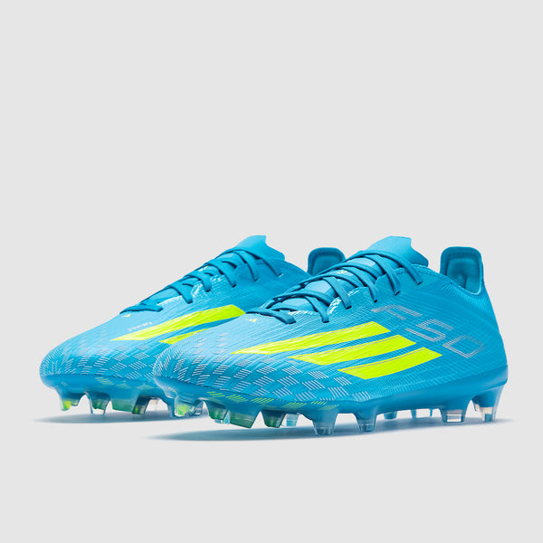 adidas F50 Pro Firm Ground - Lucid Ray Blue/Team Solar Yellow/Lucid  Aquamarine