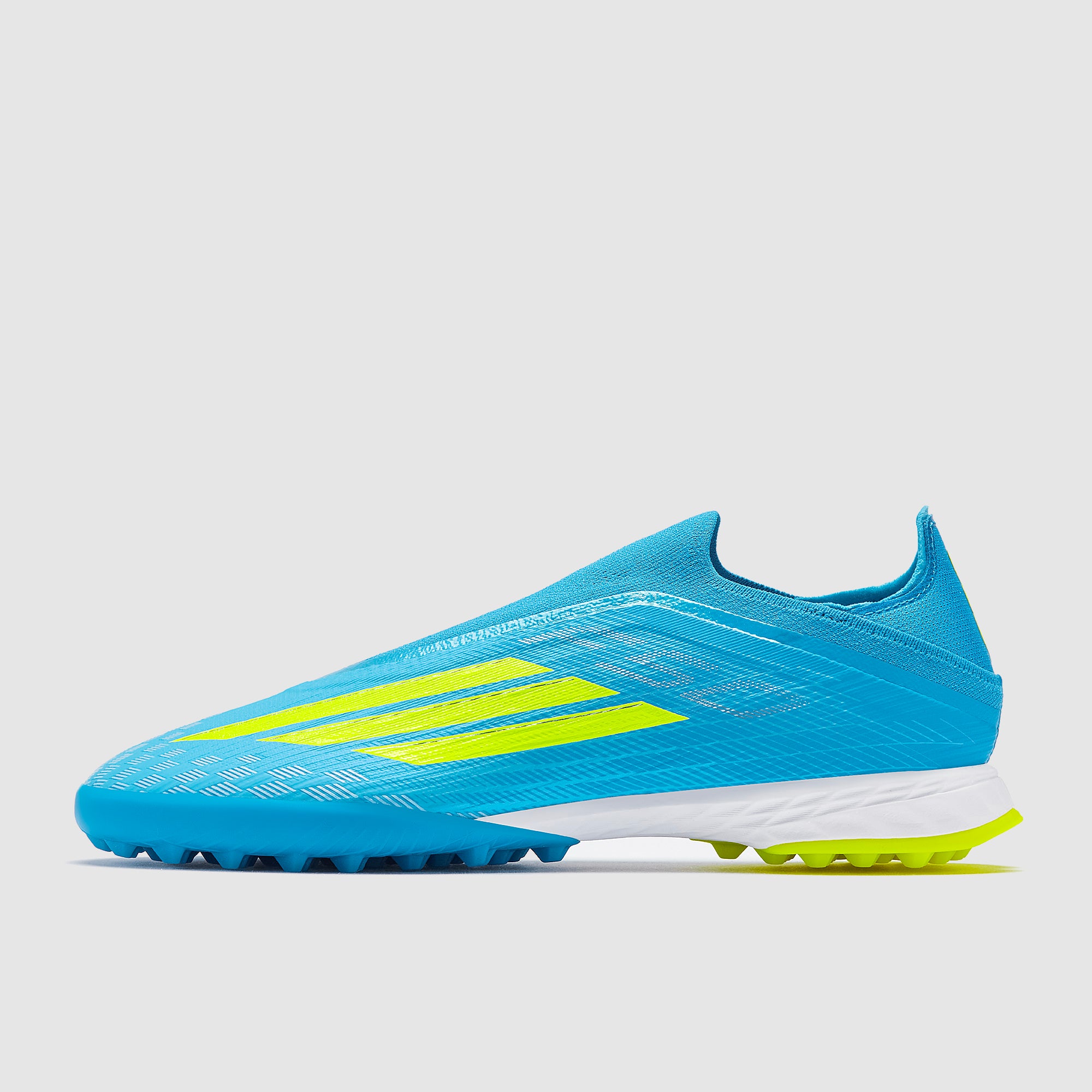 adidas F50 Pro Laceless Turf - Lucid Ray Blue/Team Solar Yellow