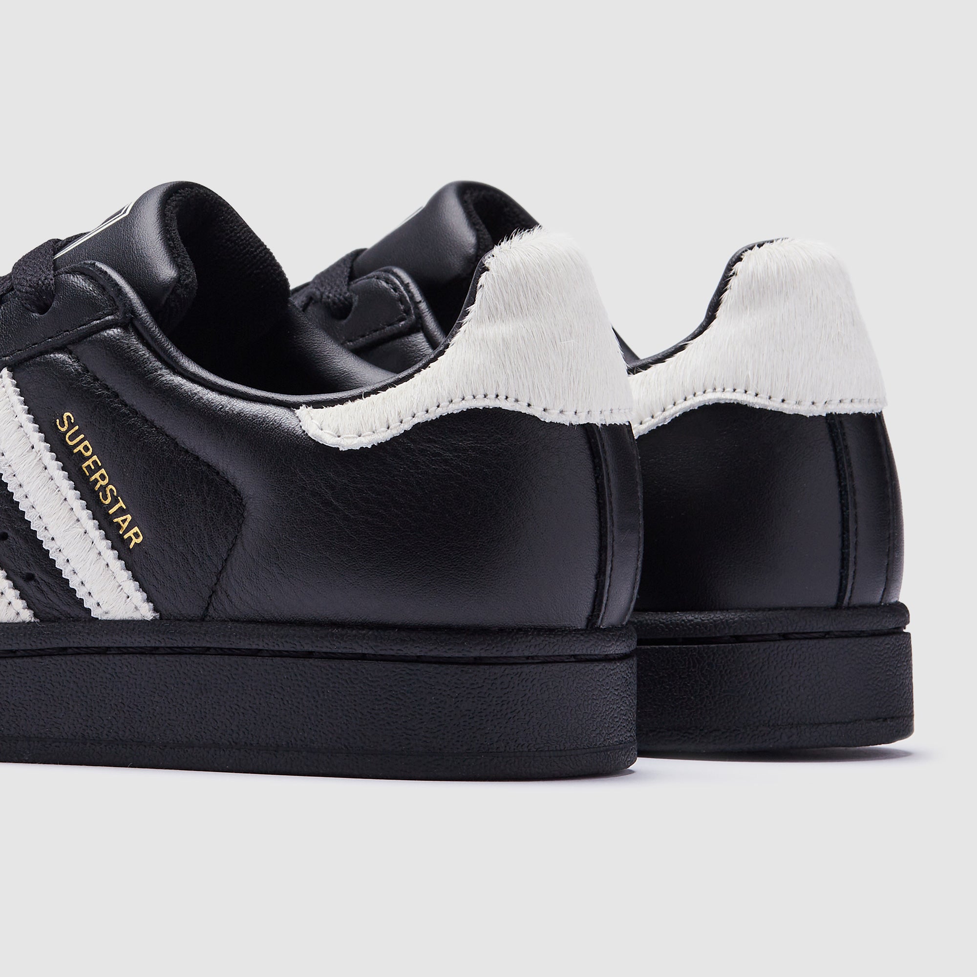 adidas Originals Womens Superstar II - Core Black/Off White/Gold Metallic -  Trainers