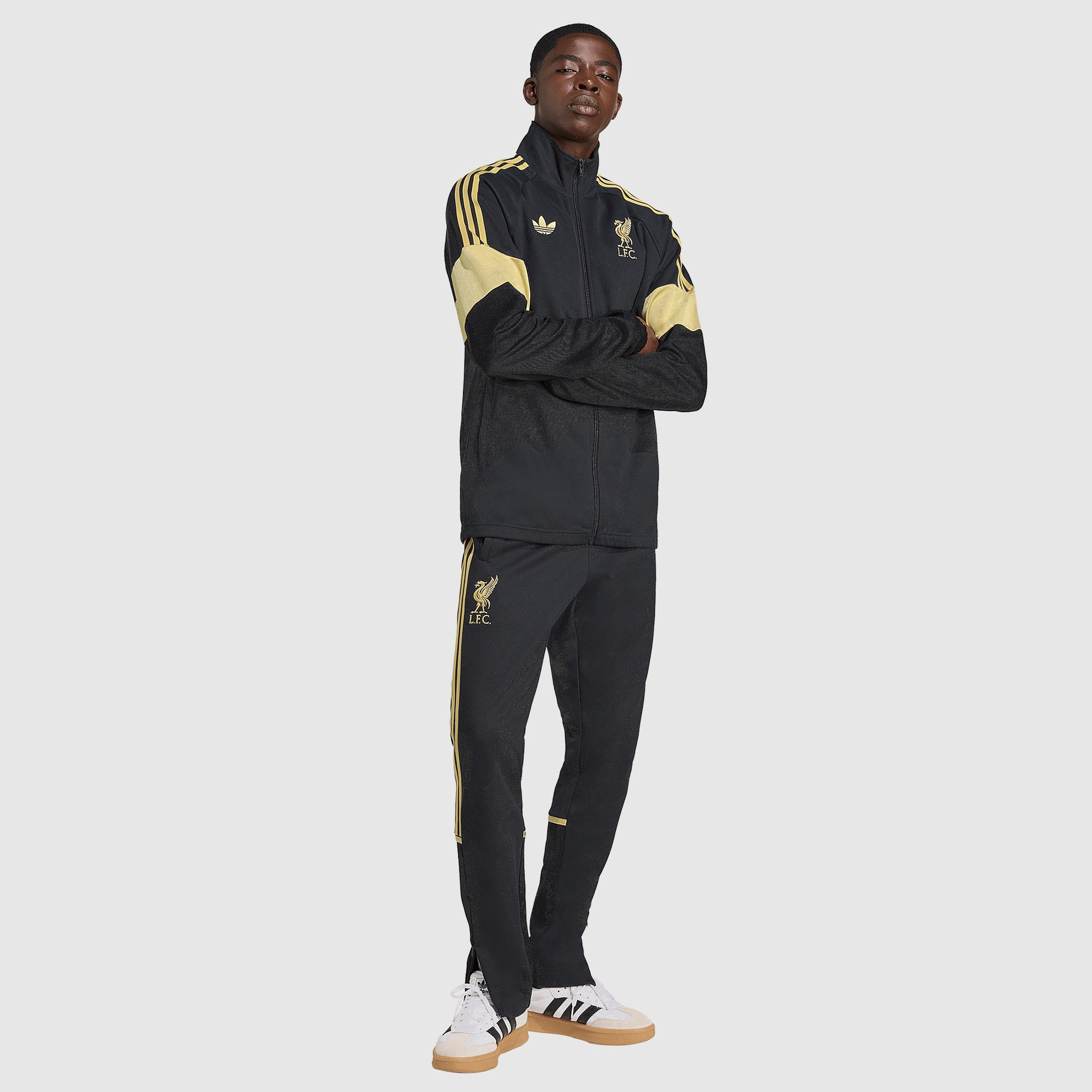adidas Originals Liverpool 25/26 Lifestyler Track Top - Carbon