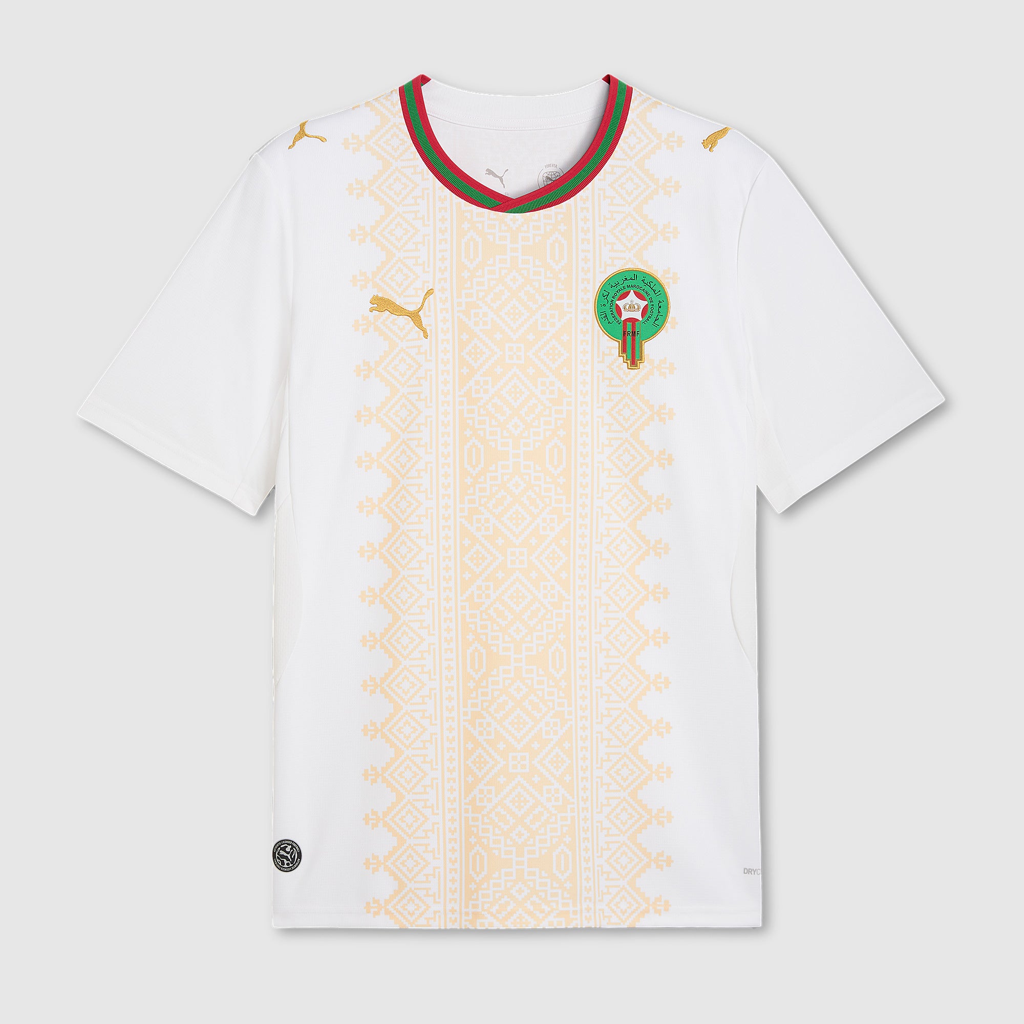 優里Fes T-shirt 2026 Vol.2(Vintage White) Puma Morroco 2026 Away Shirt - Puma White/Victory Gold - Mens Replica