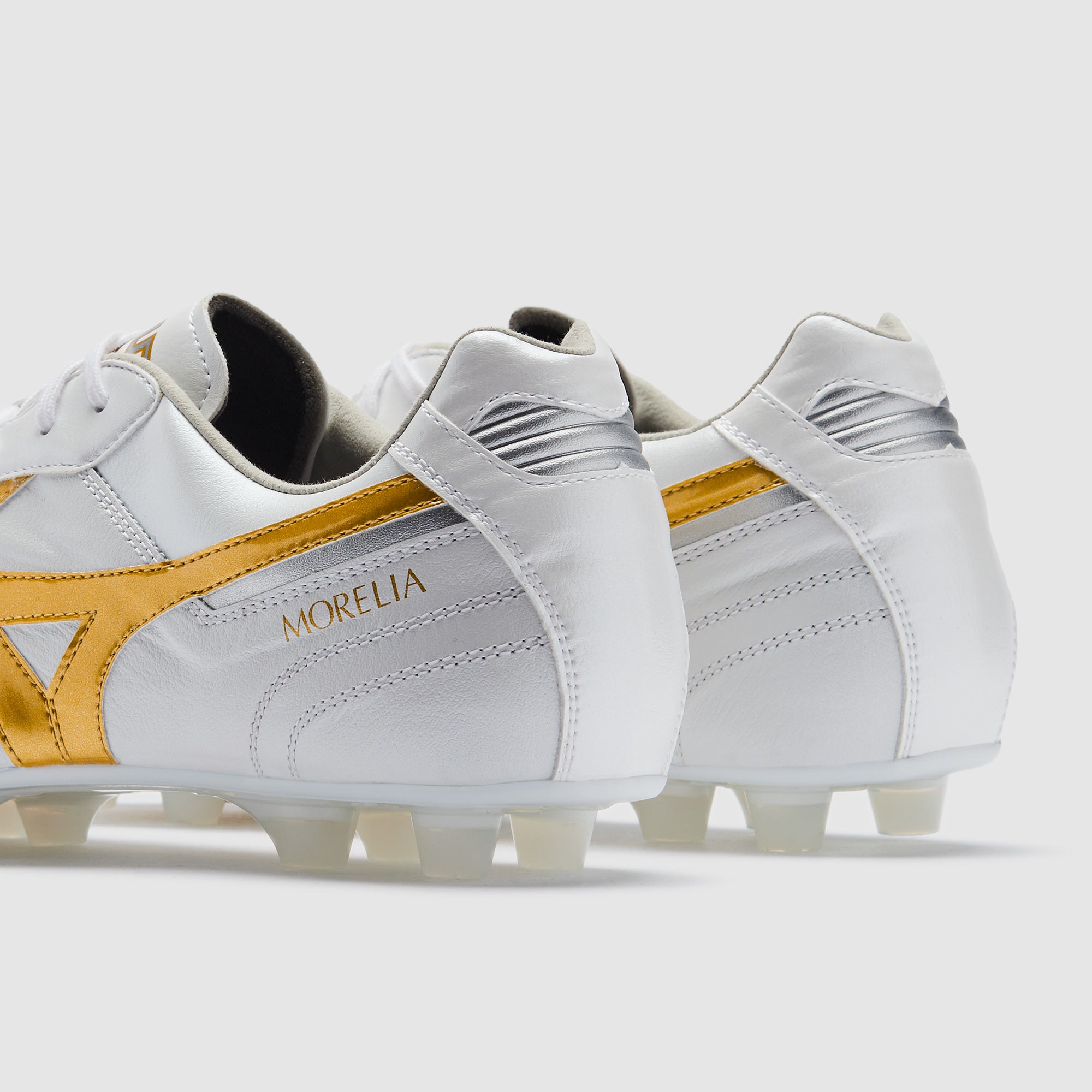 Mizuno Morelia ホワイト/ゴールド Mizuno Morelia II Elite Firm Ground - White/Football Gold/Galaxy