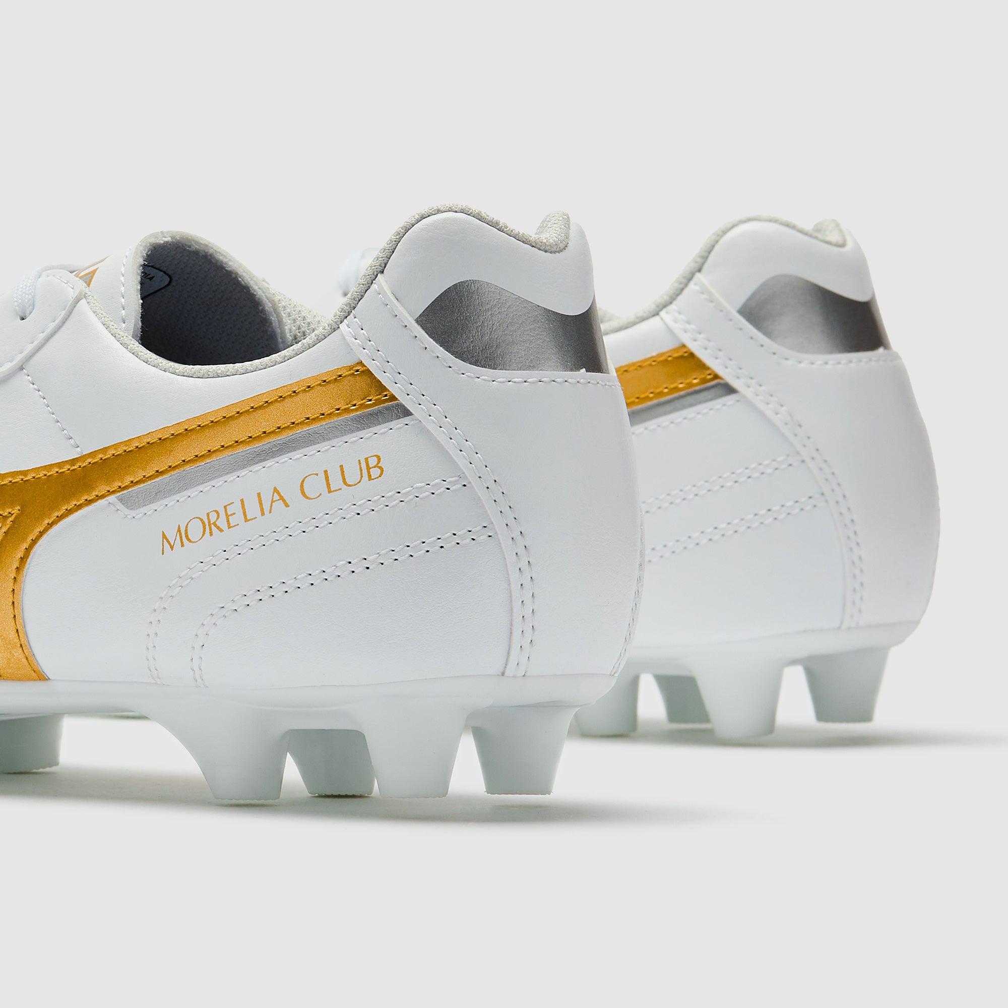 Mizuno Morelia II Club Firm Ground - White/Football Gold/Galaxy